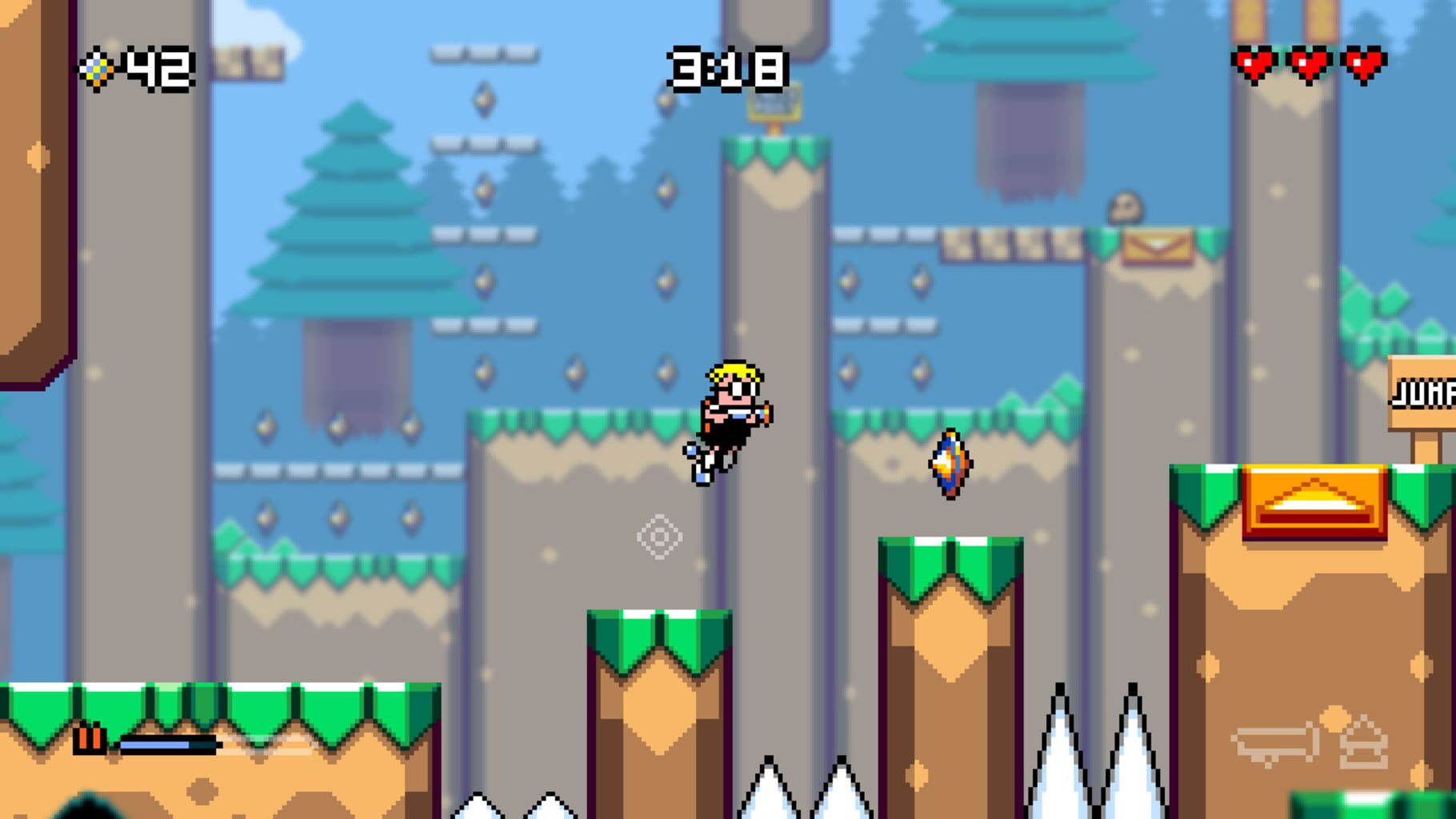 Captura de pantalla - Mutant Mudds Deluxe