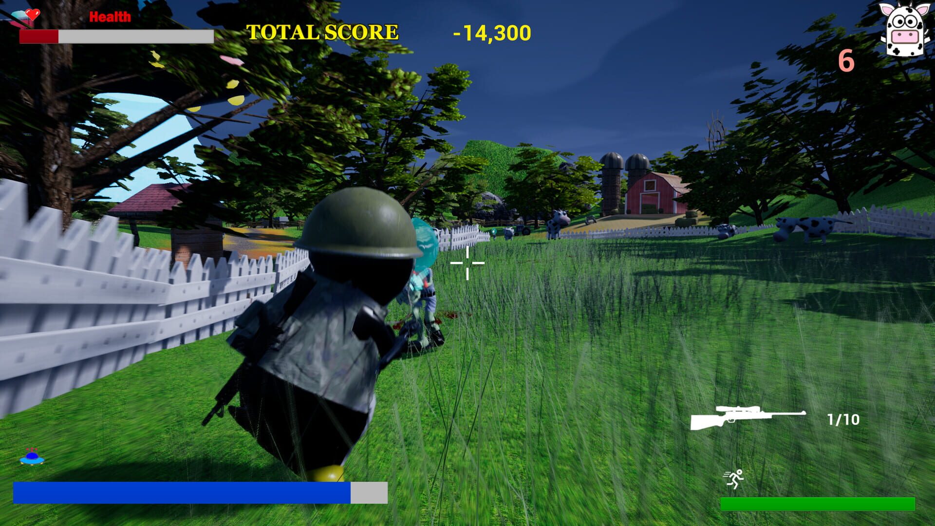 Lucky VS Aliens - Screenshot