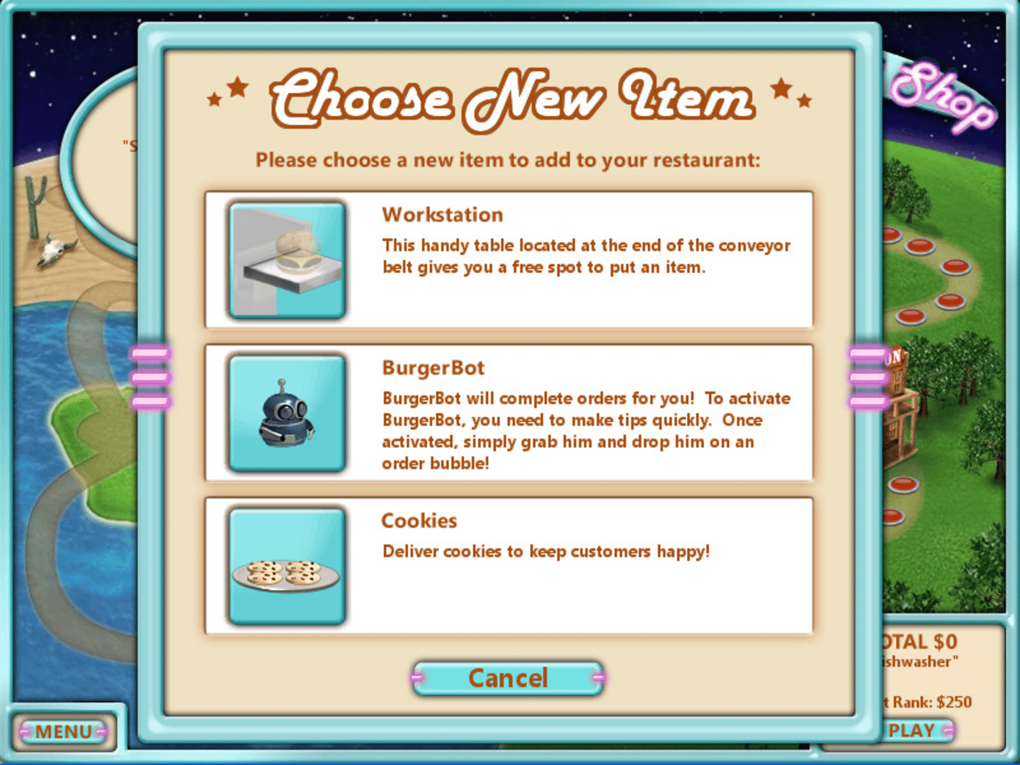 Burger Shop screenshot