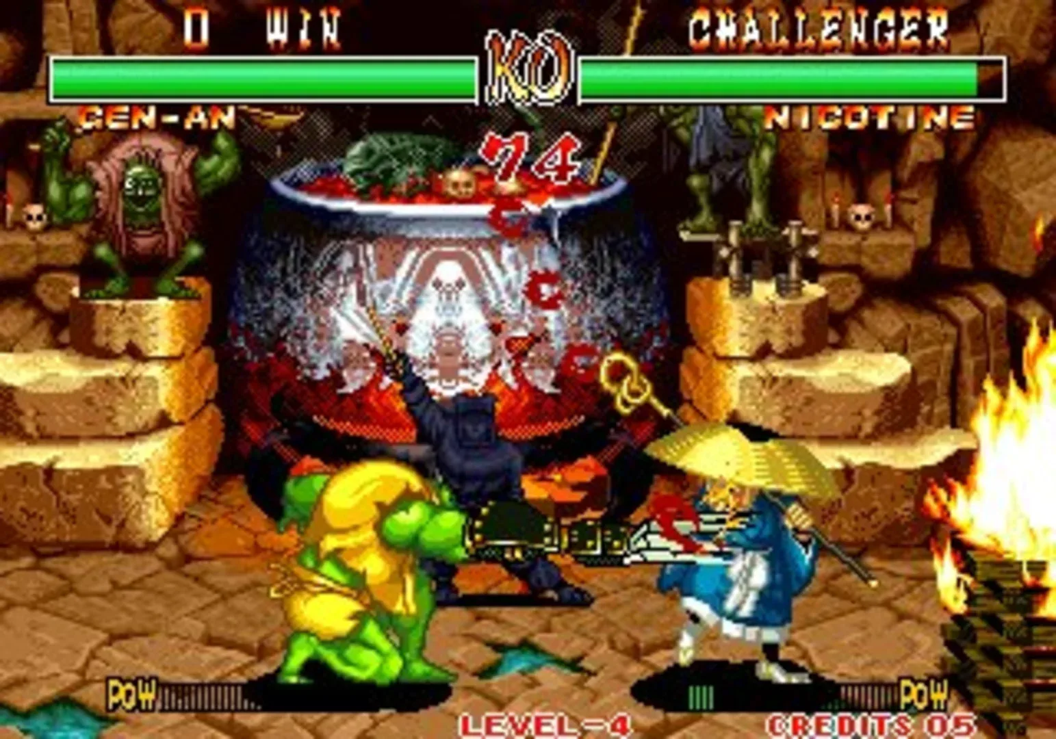 Captura de pantalla - Samurai Shodown II