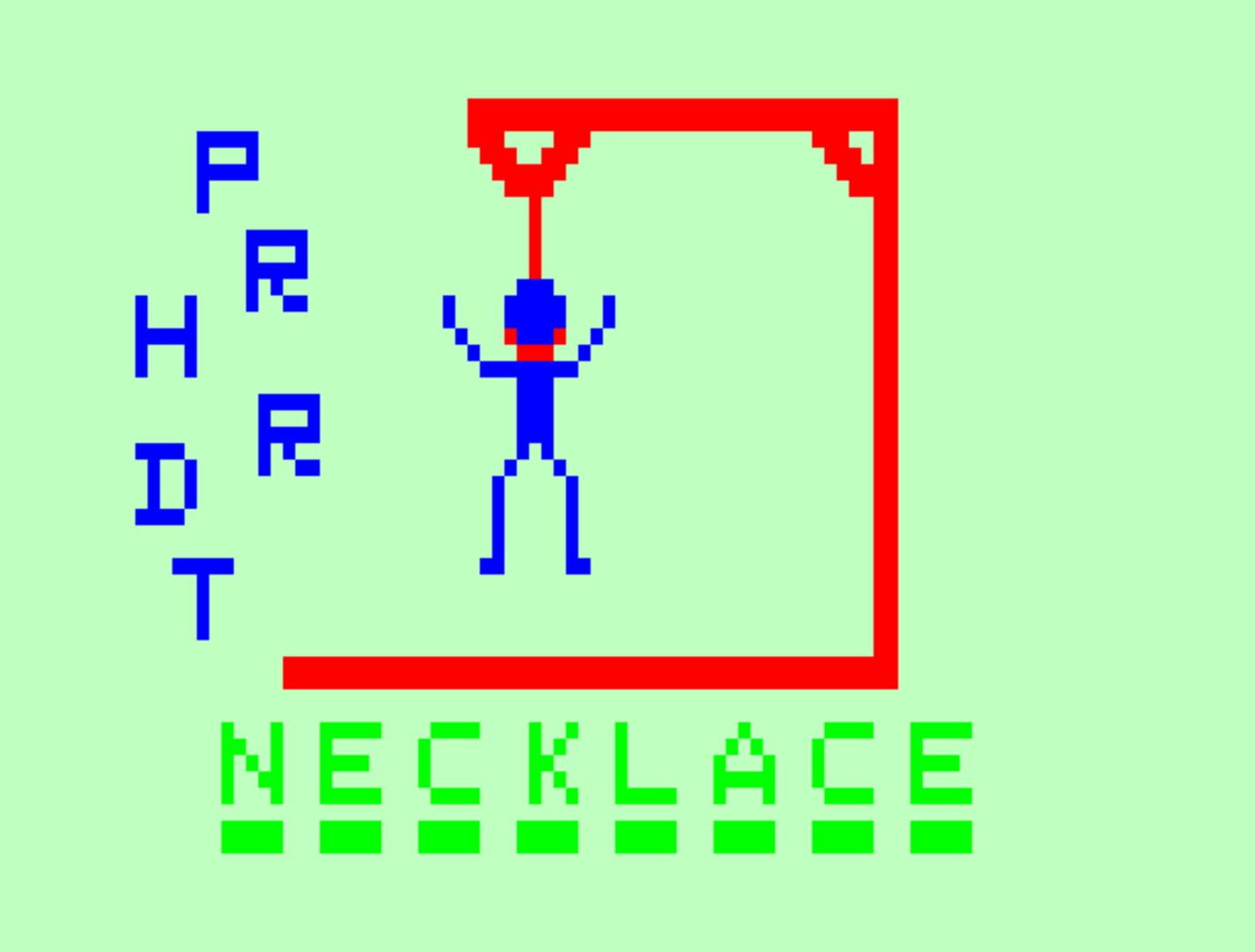 Videocart-18: Hangman