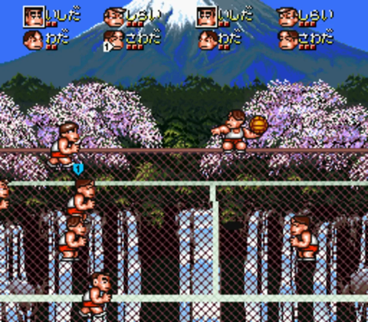 Captura de pantalla - Kunio-kun no Dodgeball Da yo Zenin Shuugou!: Tournament Special