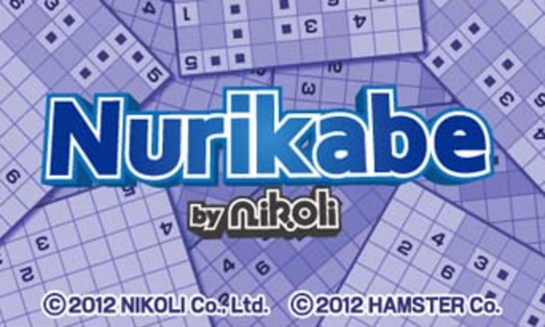 Nurikabe by Nikoli (2012)