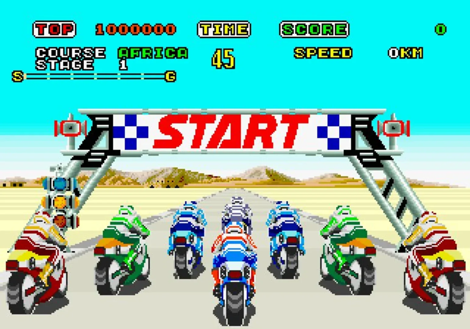 Captura de pantalla - Super Hang-On