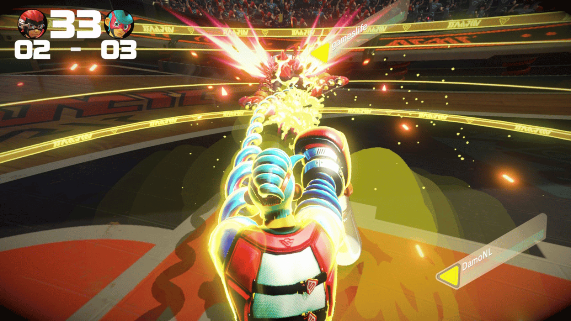 Arms screenshot