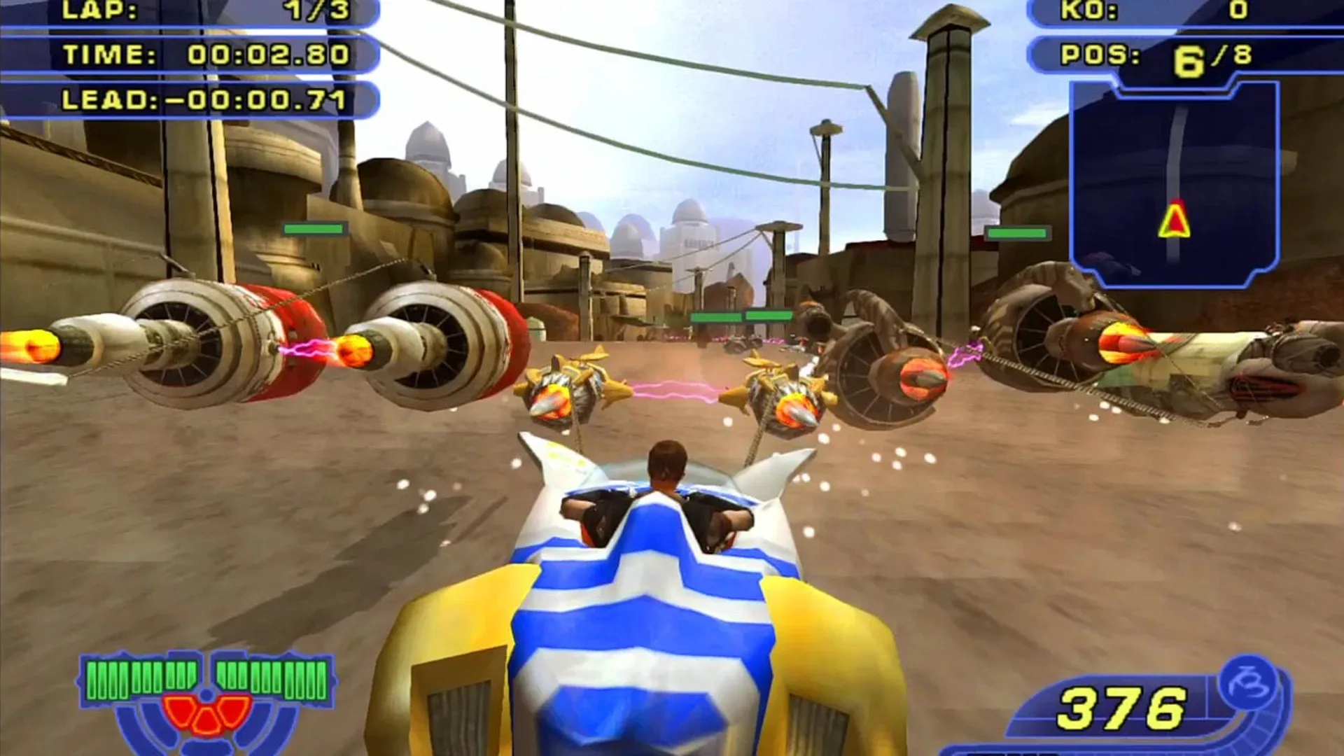 Captura de pantalla - Star Wars: Racer Revenge