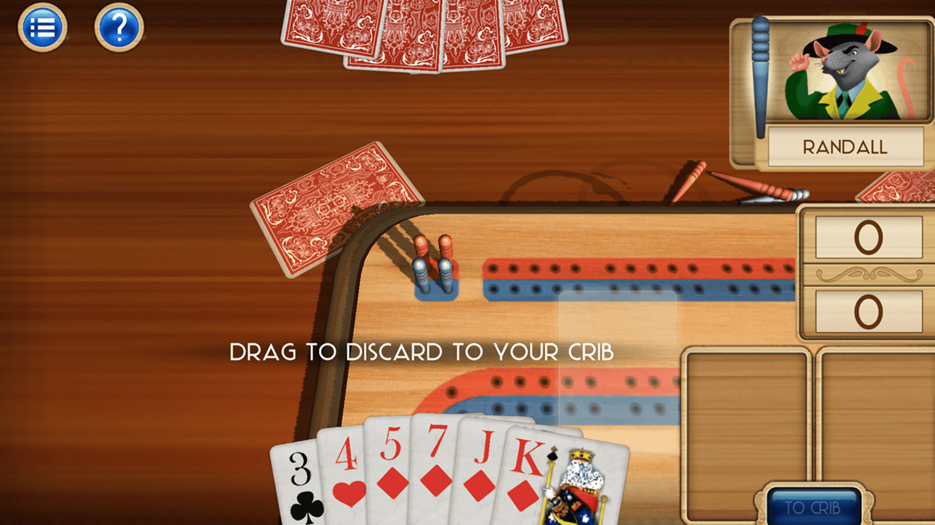 Aces Cribbage screenshot