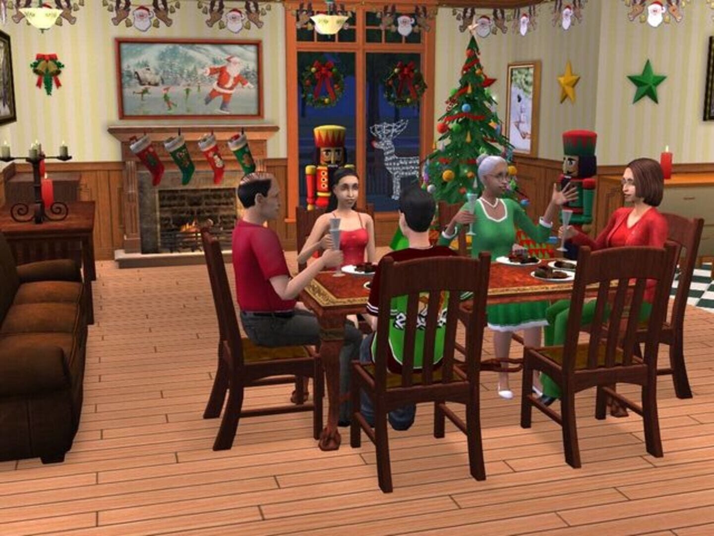 Captura de pantalla - The Sims 2: Holiday Party Pack
