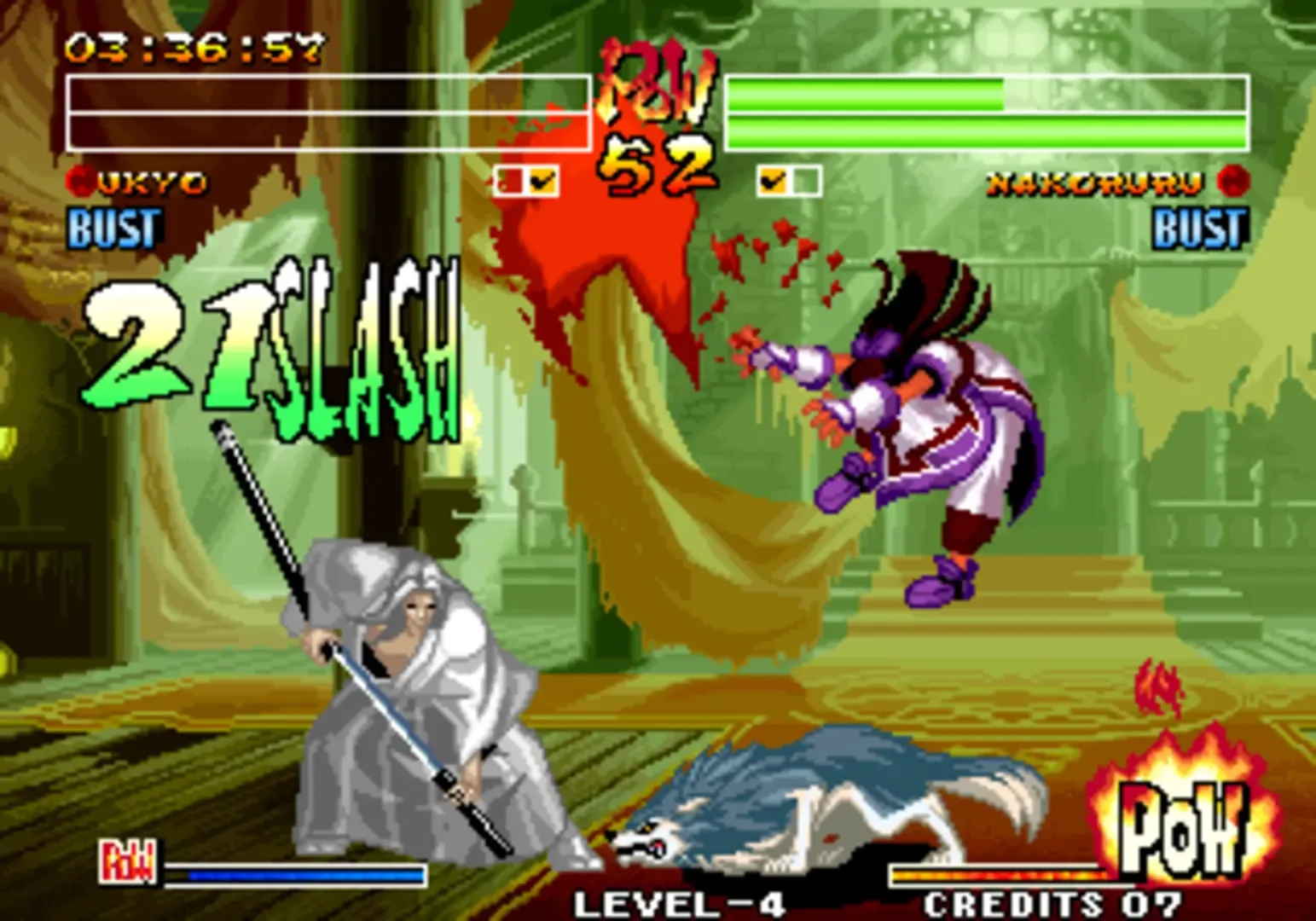 Captura de pantalla - Samurai Shodown IV: Amakusa's Revenge