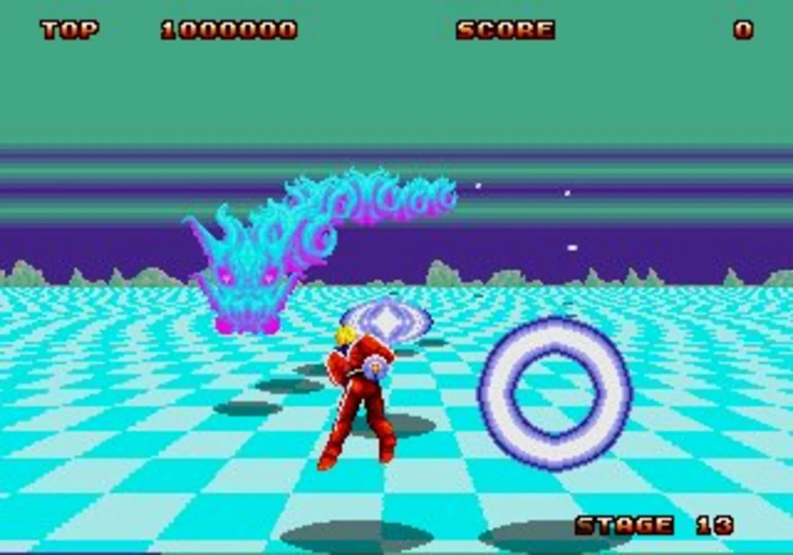 Captura de pantalla - Space Harrier II