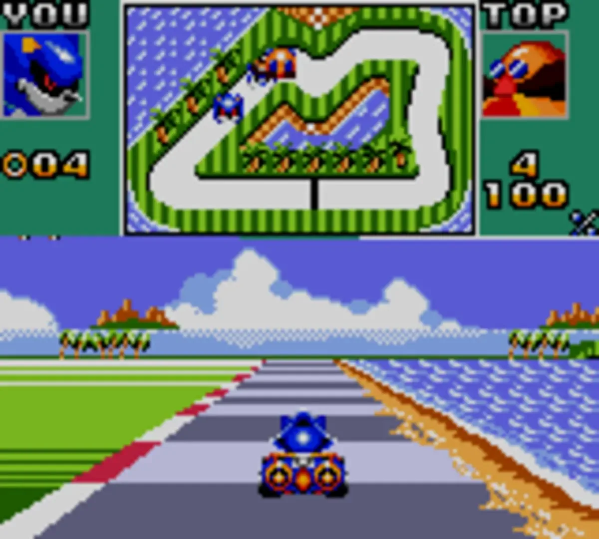 Captura de pantalla - Sonic Drift 2