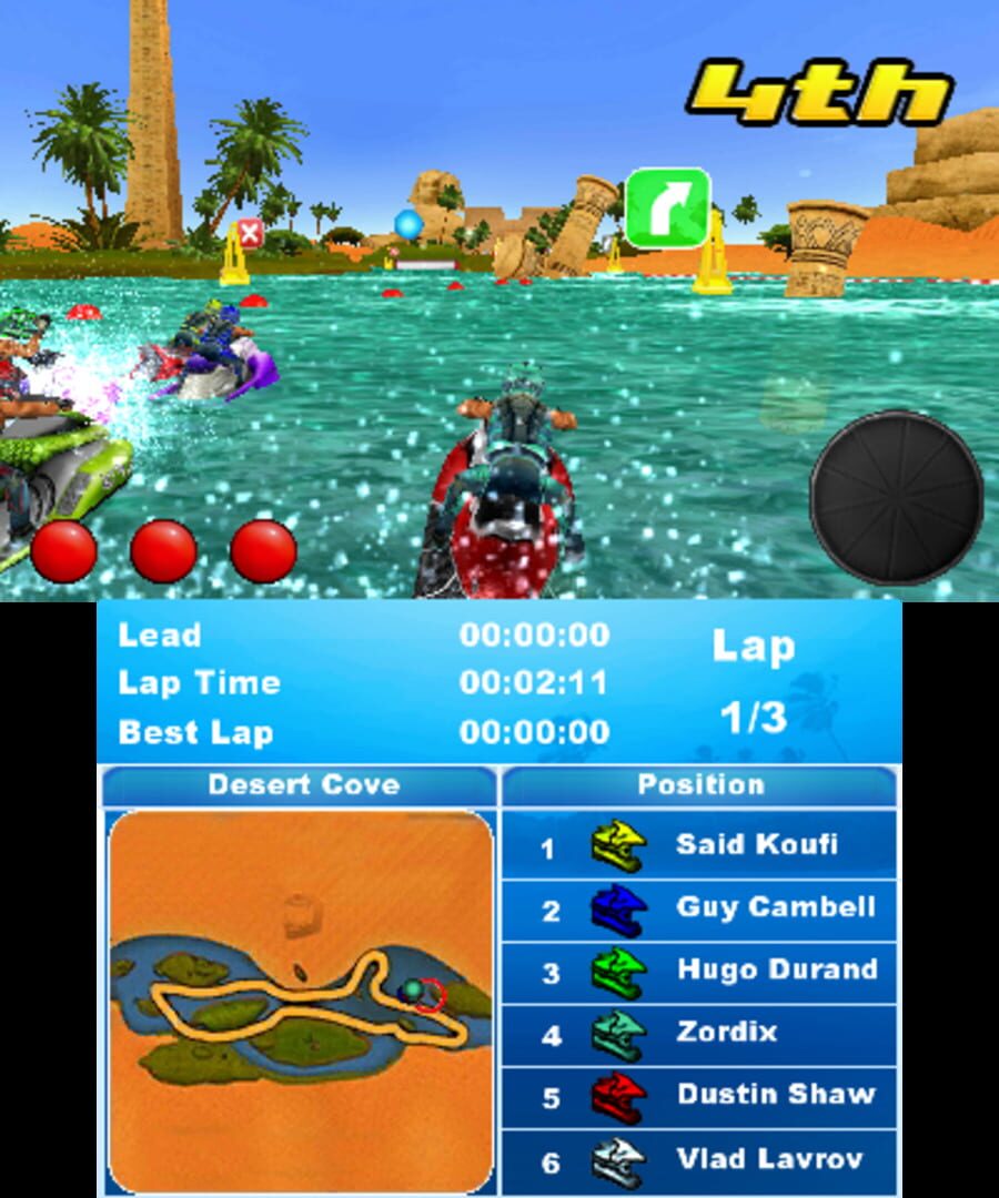 Captura de pantalla - Aqua Moto Racing 3D