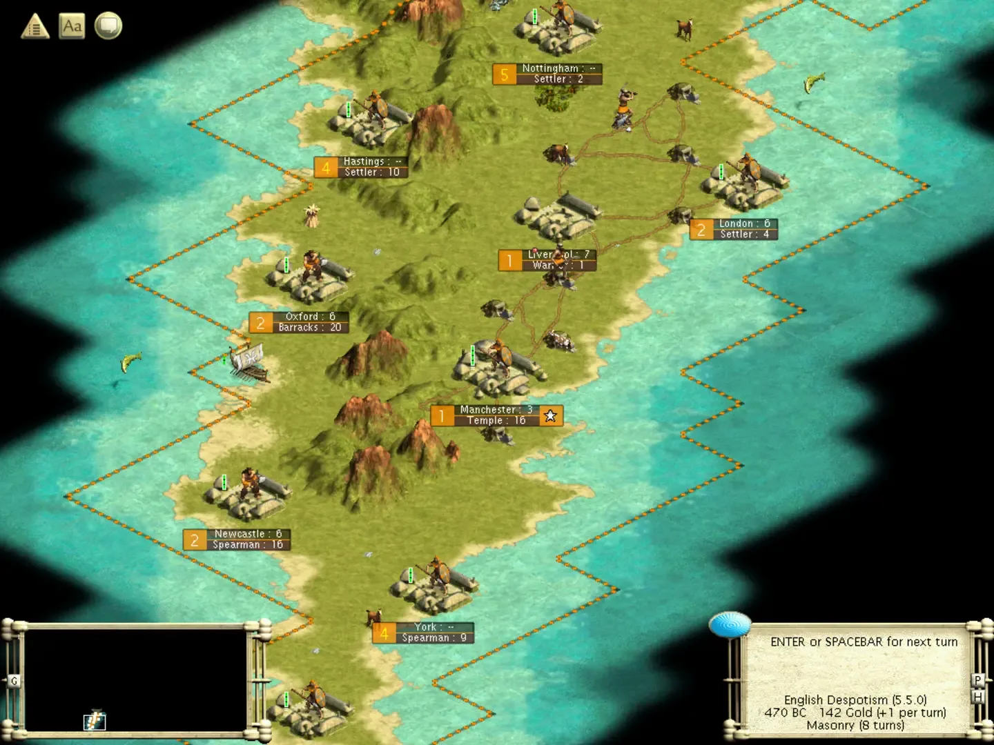 Captura de pantalla - Sid Meier's Civilization III