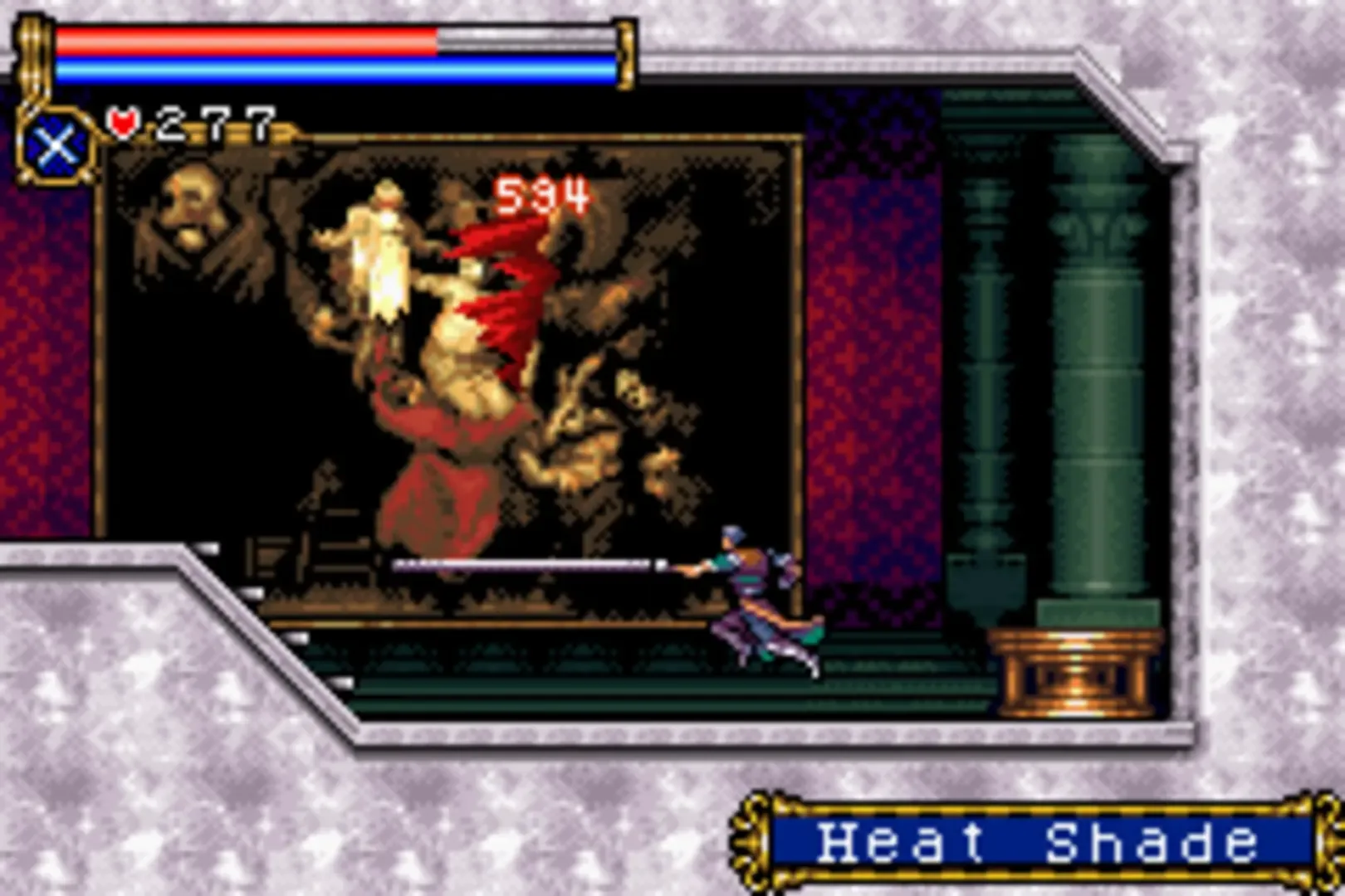 Captura de pantalla - Castlevania: Circle of the Moon