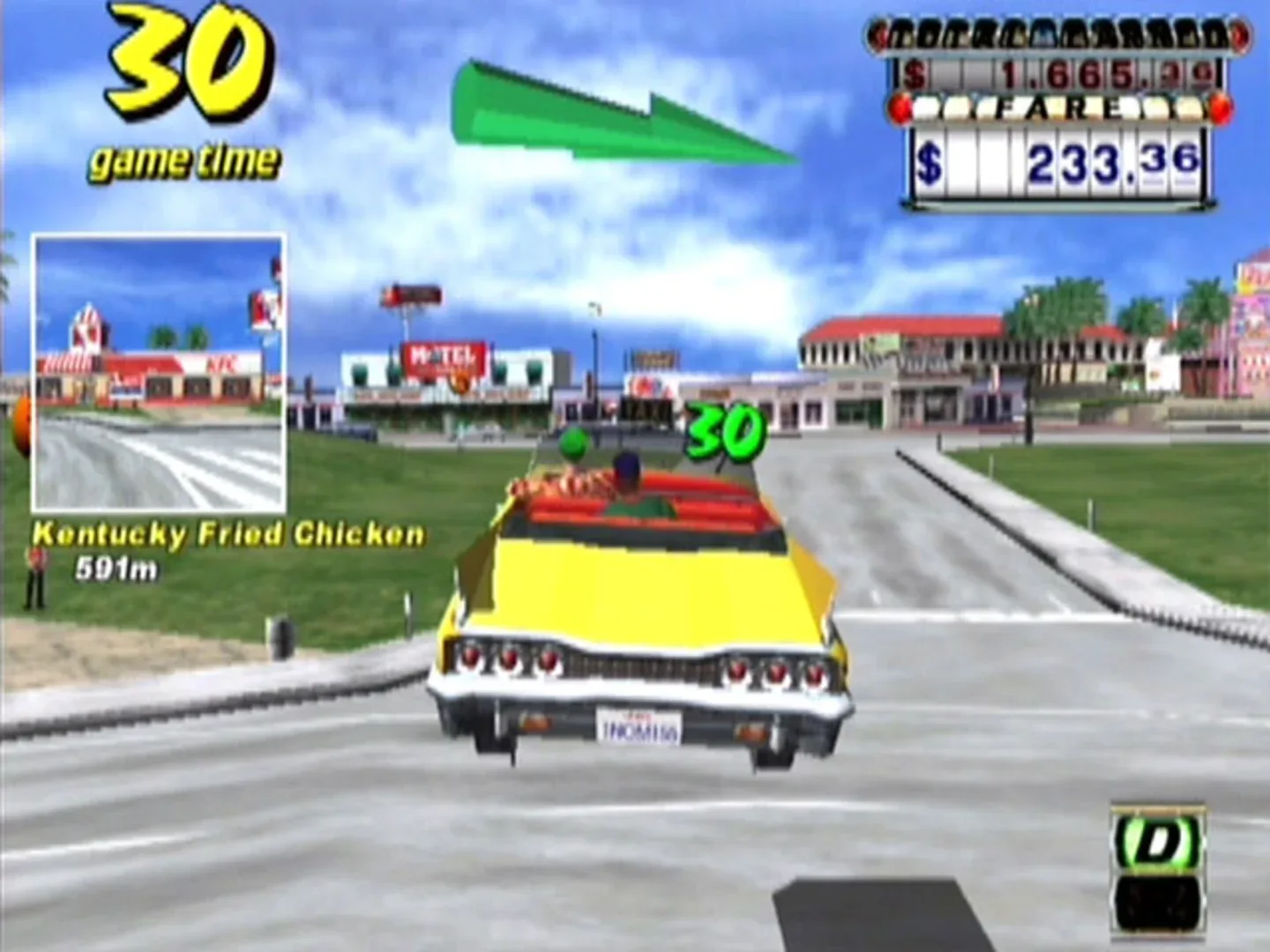 Captura de pantalla - Crazy Taxi