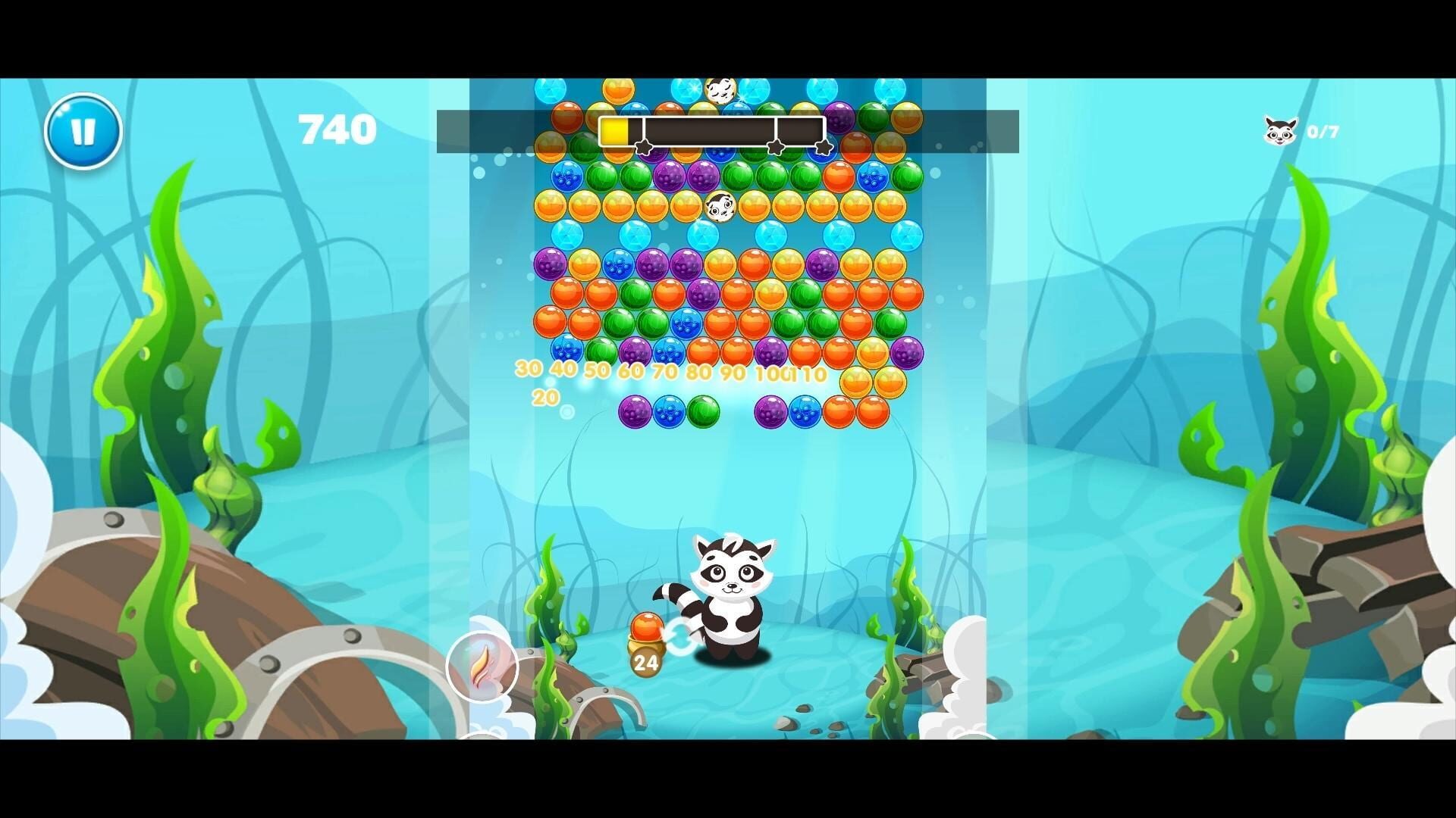 Raccoon Hero: Under the Sea - Screenshot