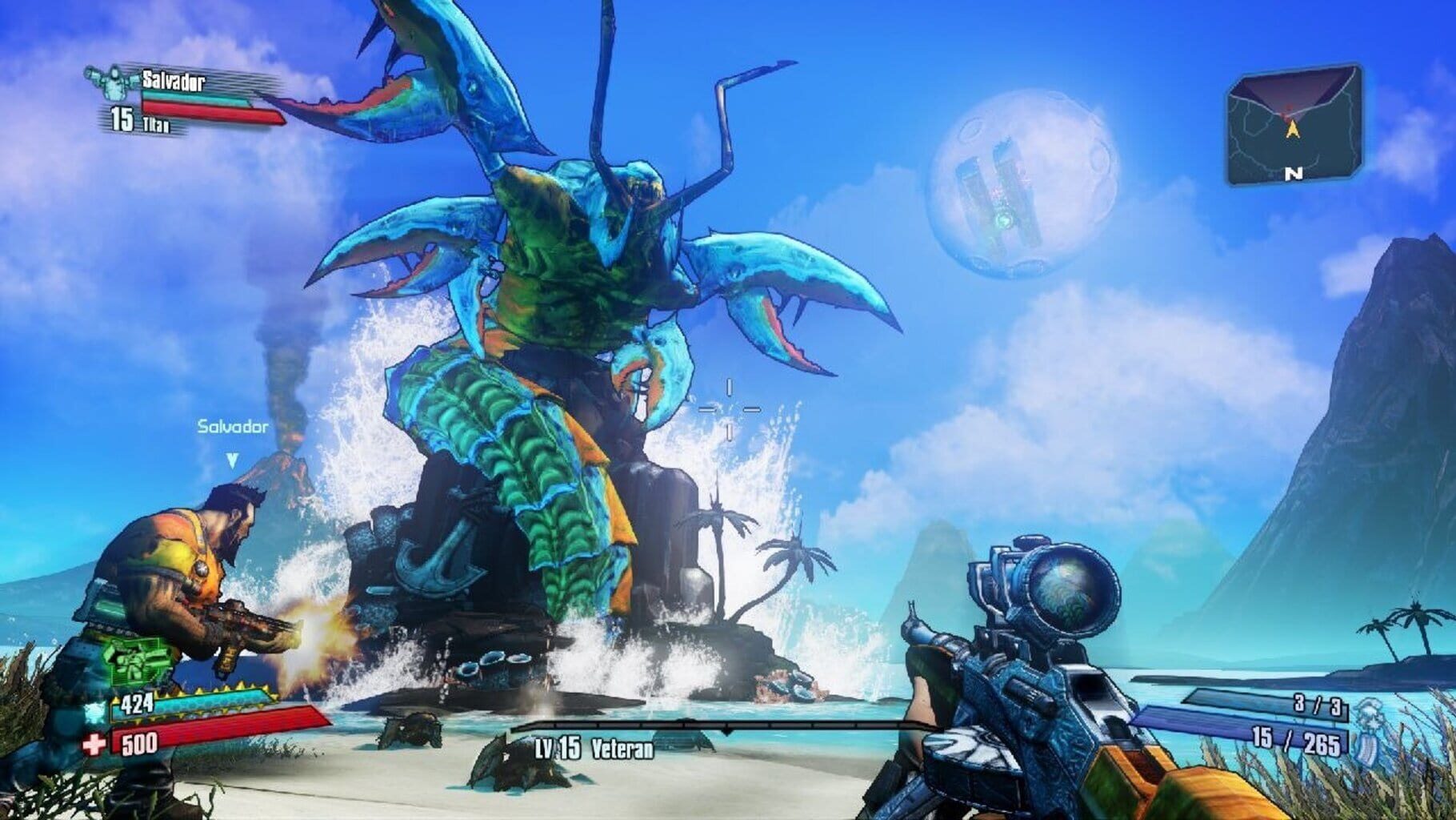 Captura de pantalla - Borderlands 2: Sir Hammerlock vs. the Son of Crawmerax