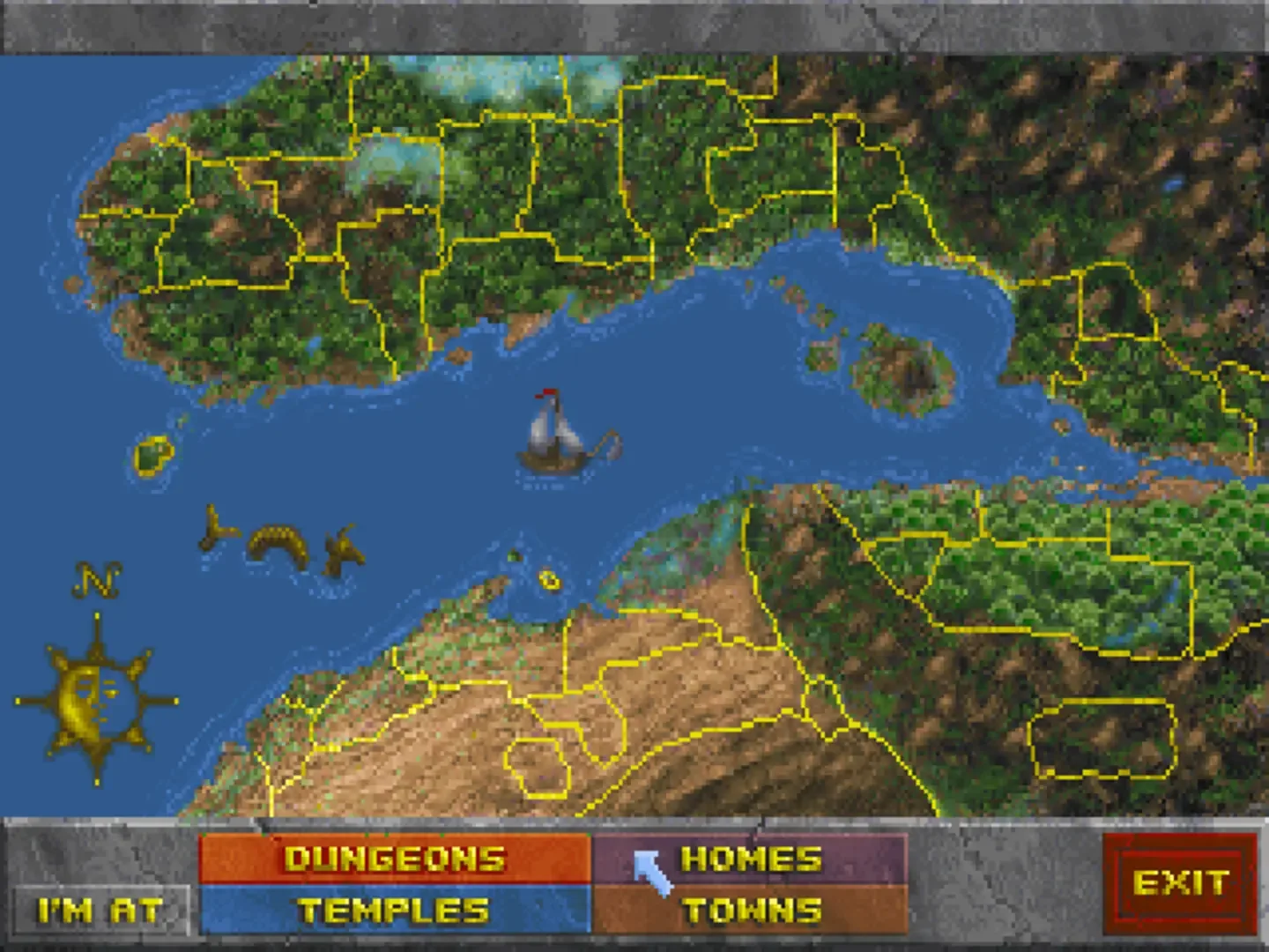 Captura de pantalla - The Elder Scrolls II: Daggerfall