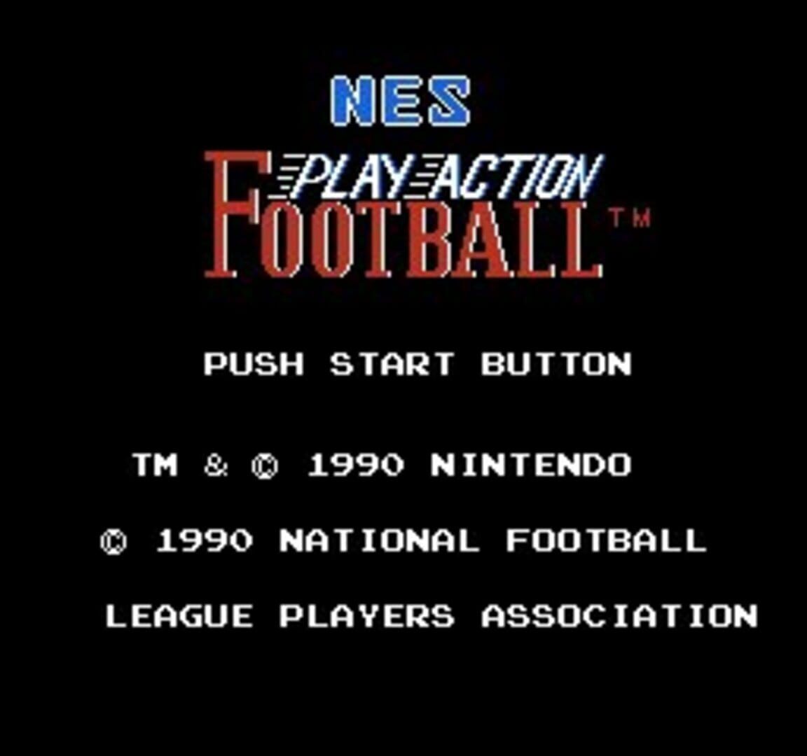 Captura de pantalla - NES Play Action Football