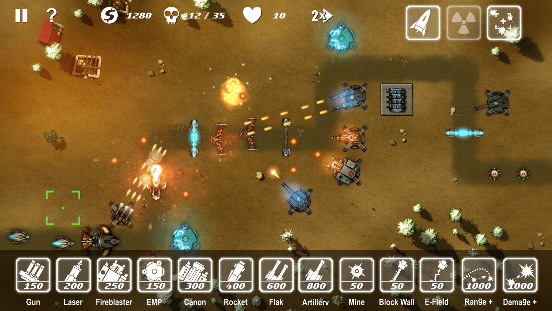 M.A.C.E. Tower Defense screenshot