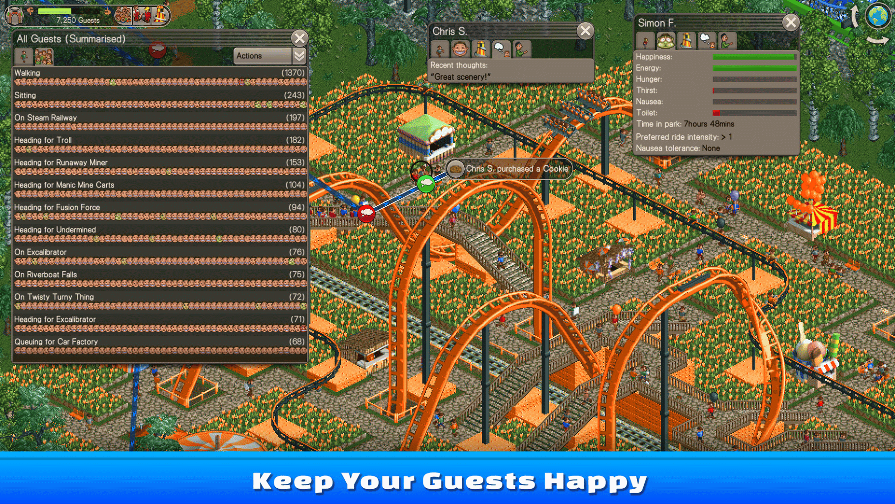 RollerCoaster Tycoon Classic screenshot