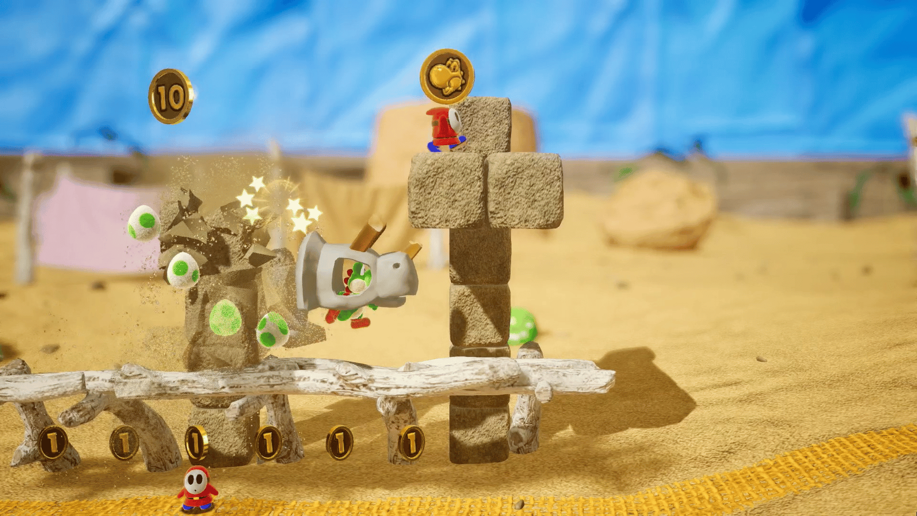 Yoshi's Crafted World screenshot