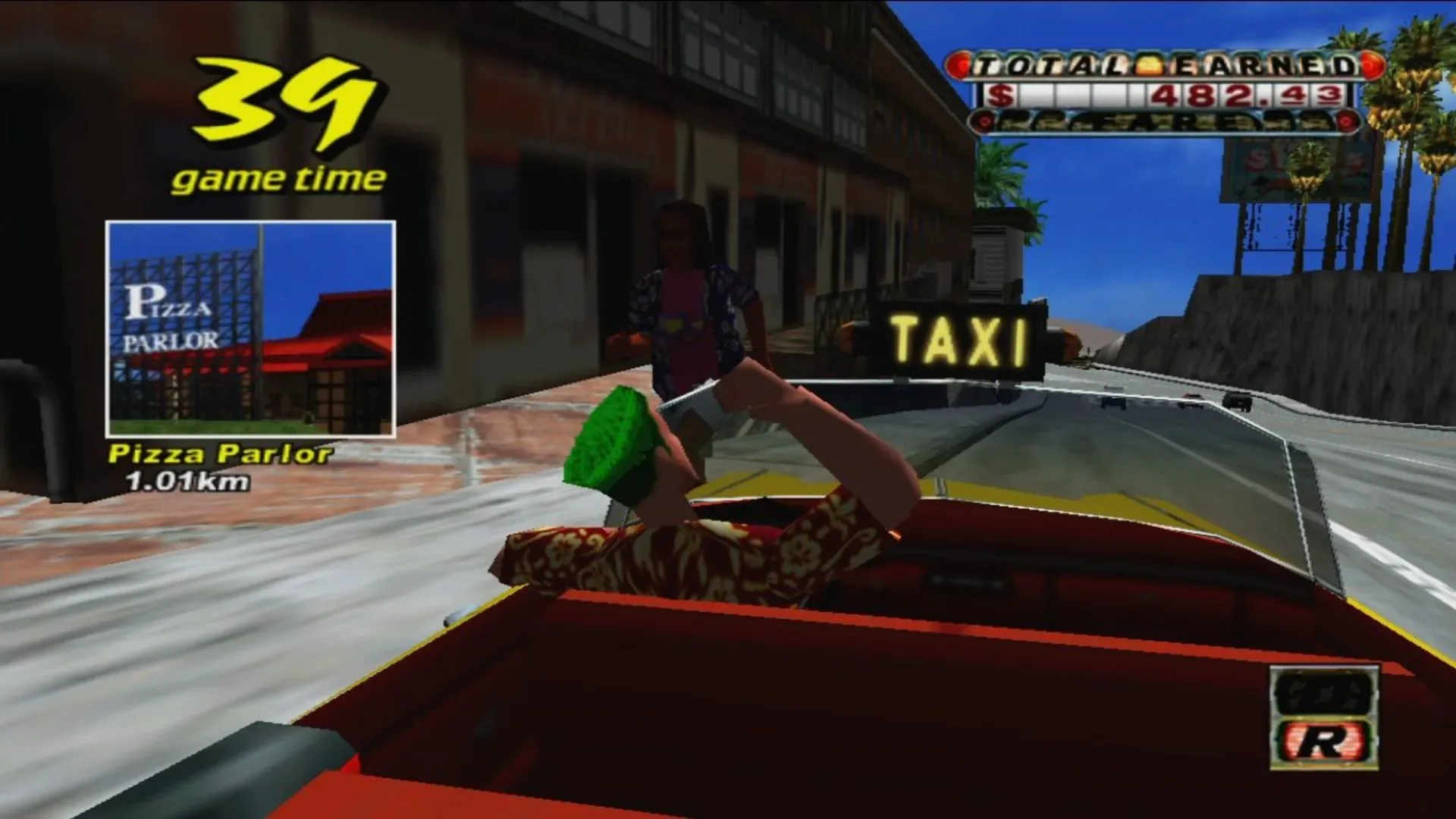 Captura de pantalla - Crazy Taxi