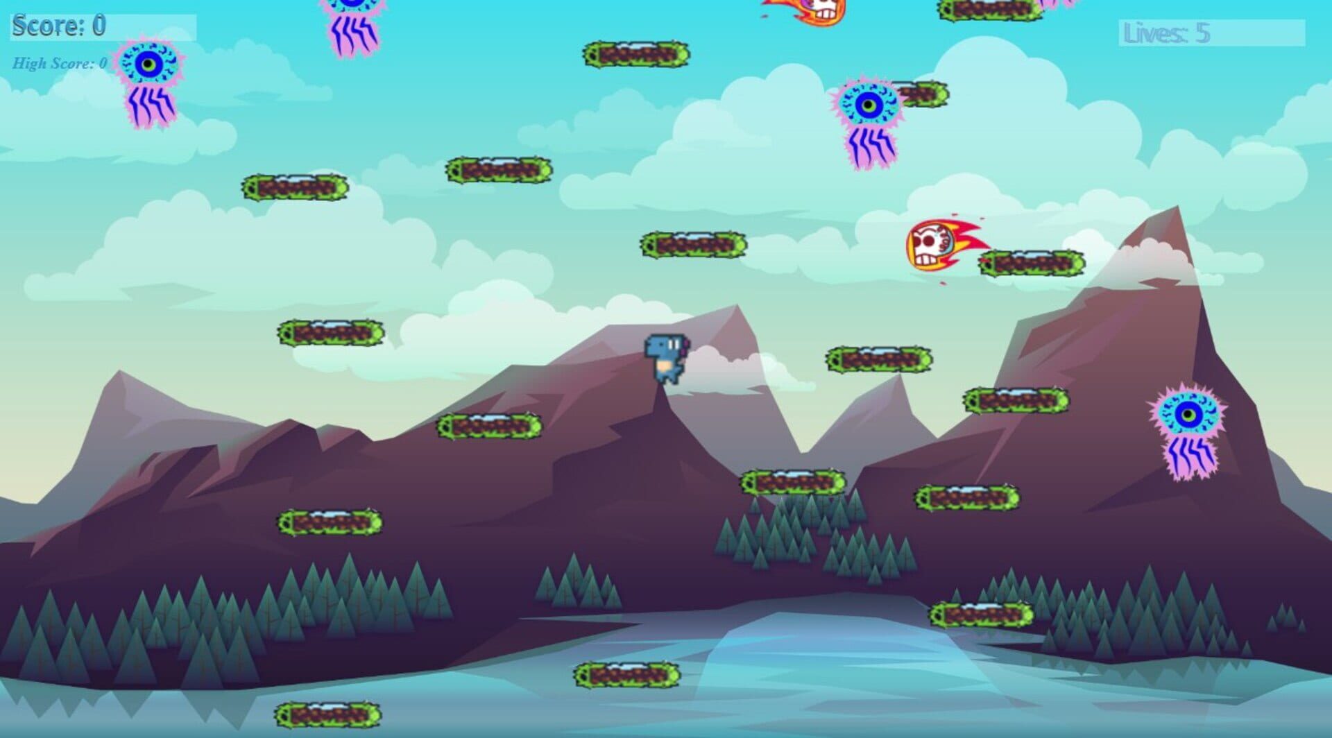 Super B-Dino's adventures - Screenshot