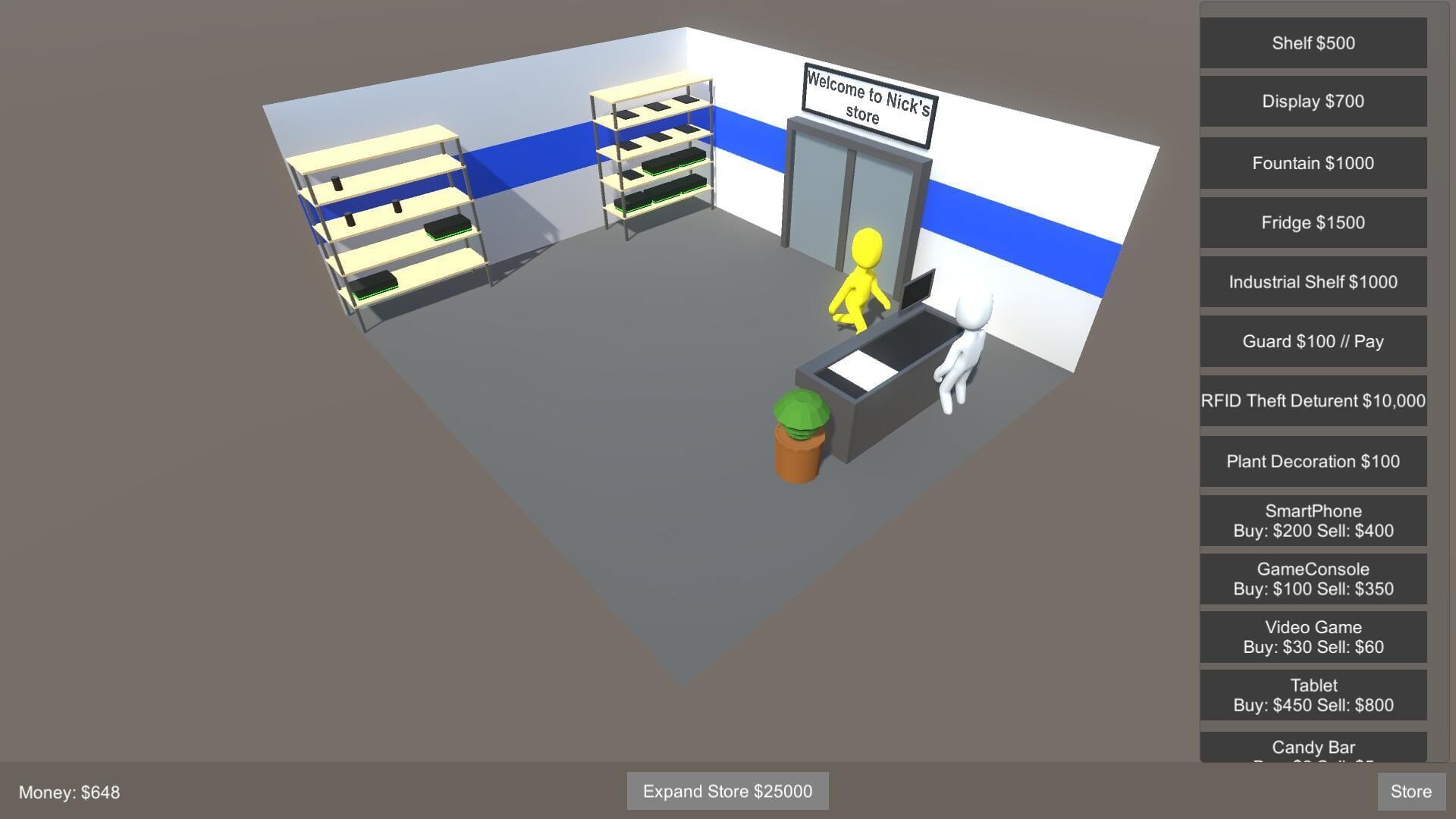 Supermarket Tycoon - Screenshot
