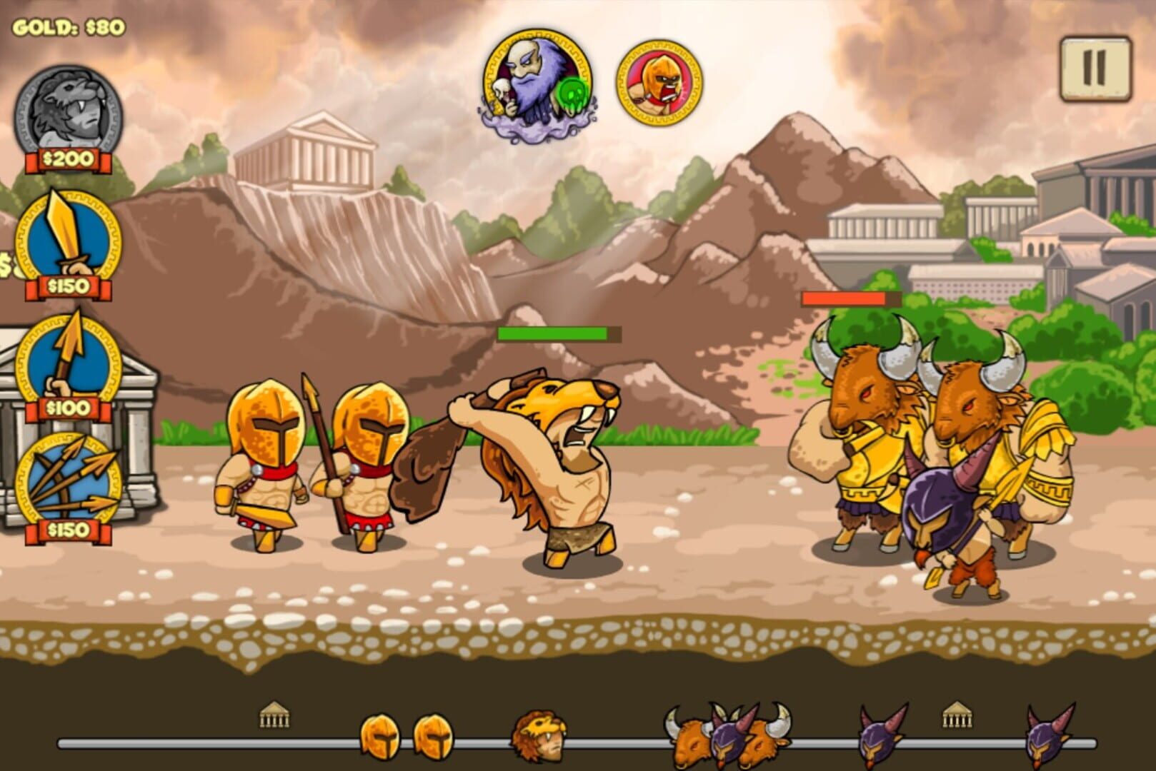 Heroes of Myths - Warriors of Gods - Screenshot