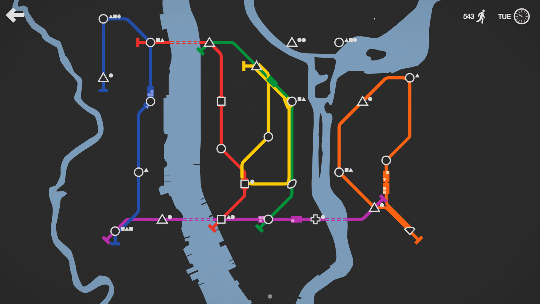 Mini Metro screenshot