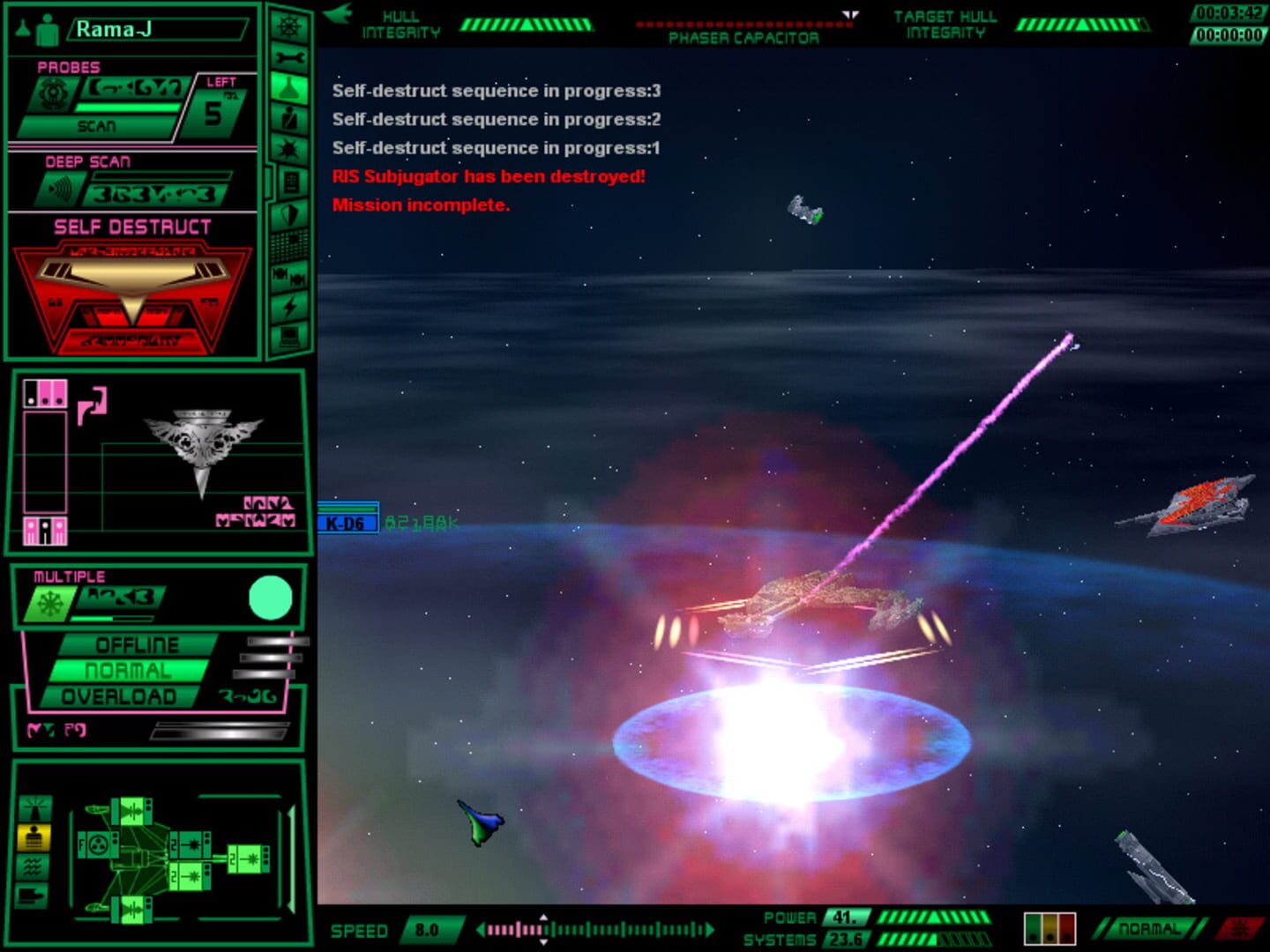 Captura de pantalla - Star Trek: Starfleet Command - Gold Edition