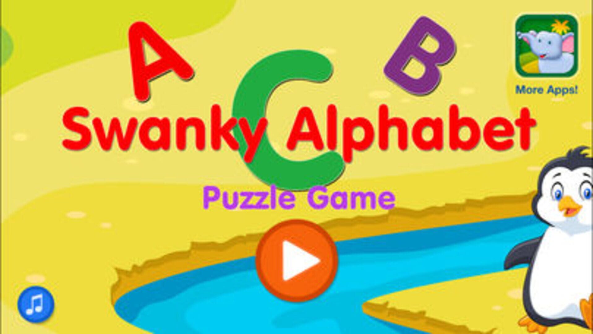 Little Children's Educational Swanky Alphabet Puzzle Game - Screenshot