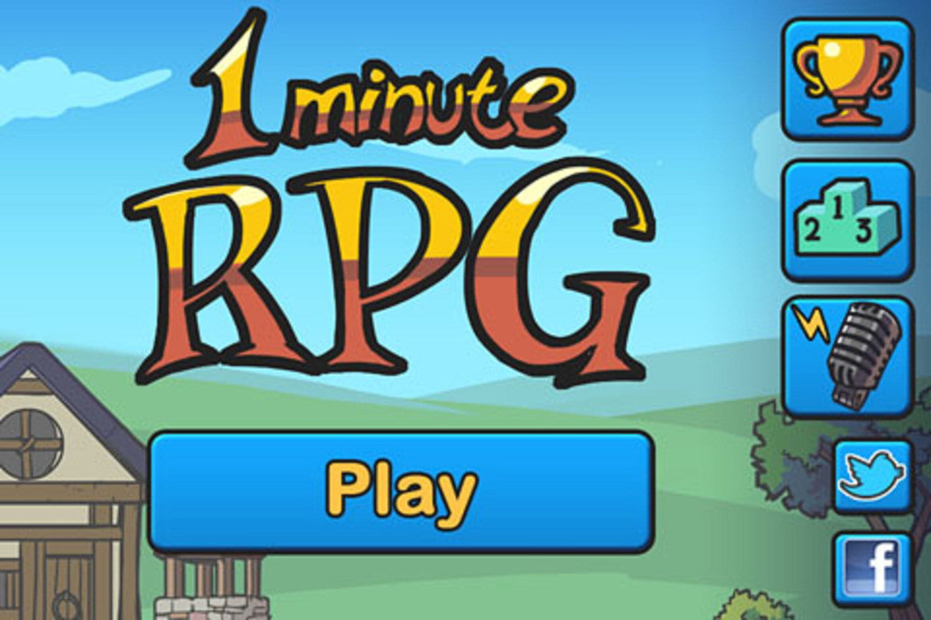 1 Minute RPG cover