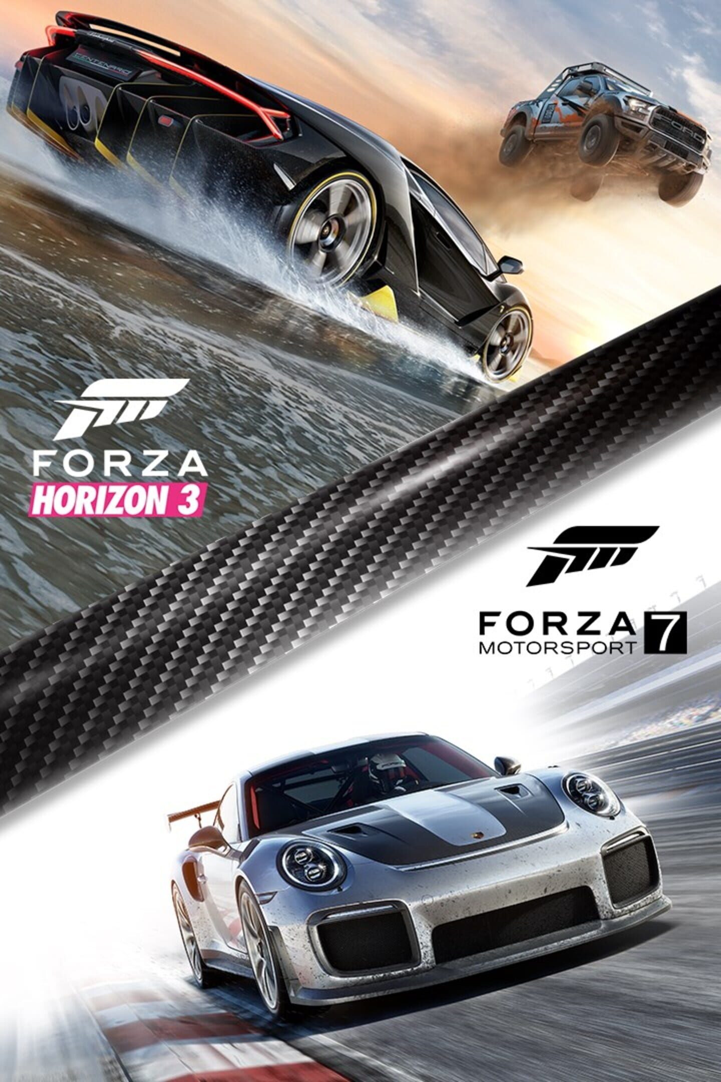 Forza Motorsport 7 and Forza Horizon 3 Bundle cover