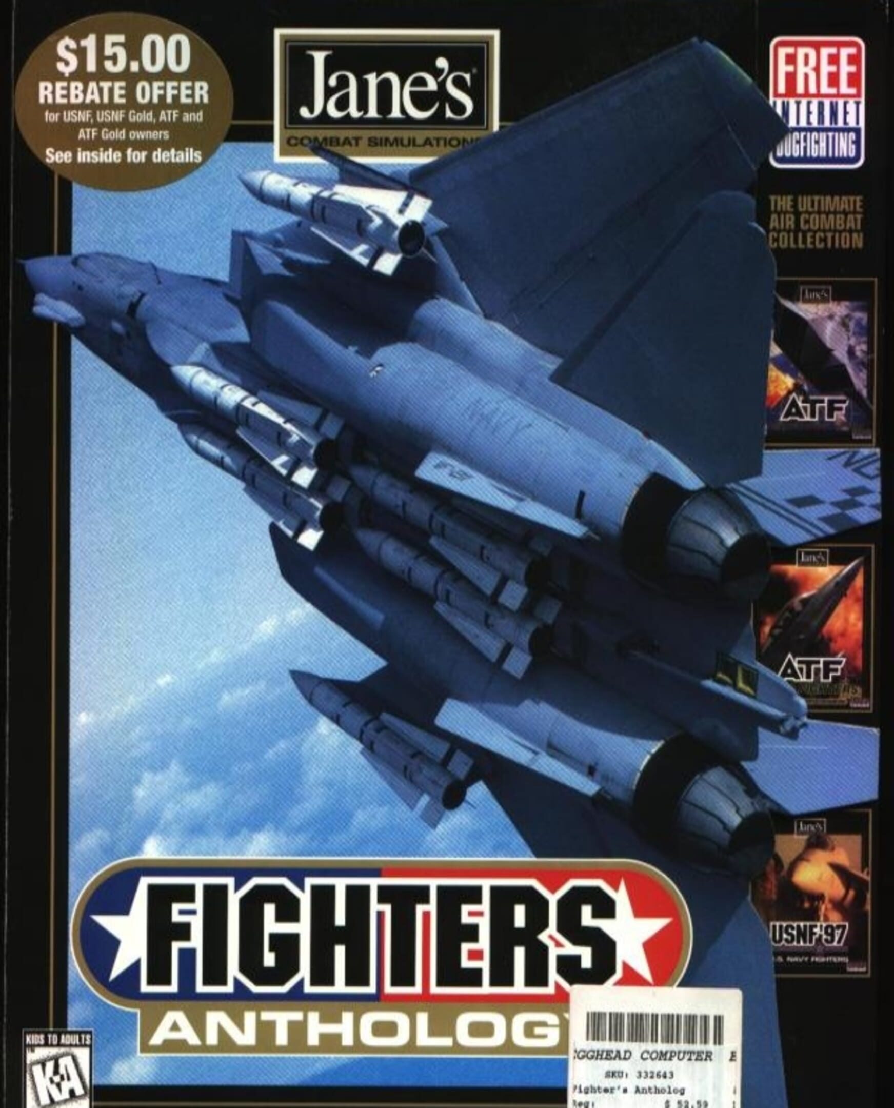 Jane's Combat Simulations: Fighters Anthology cover