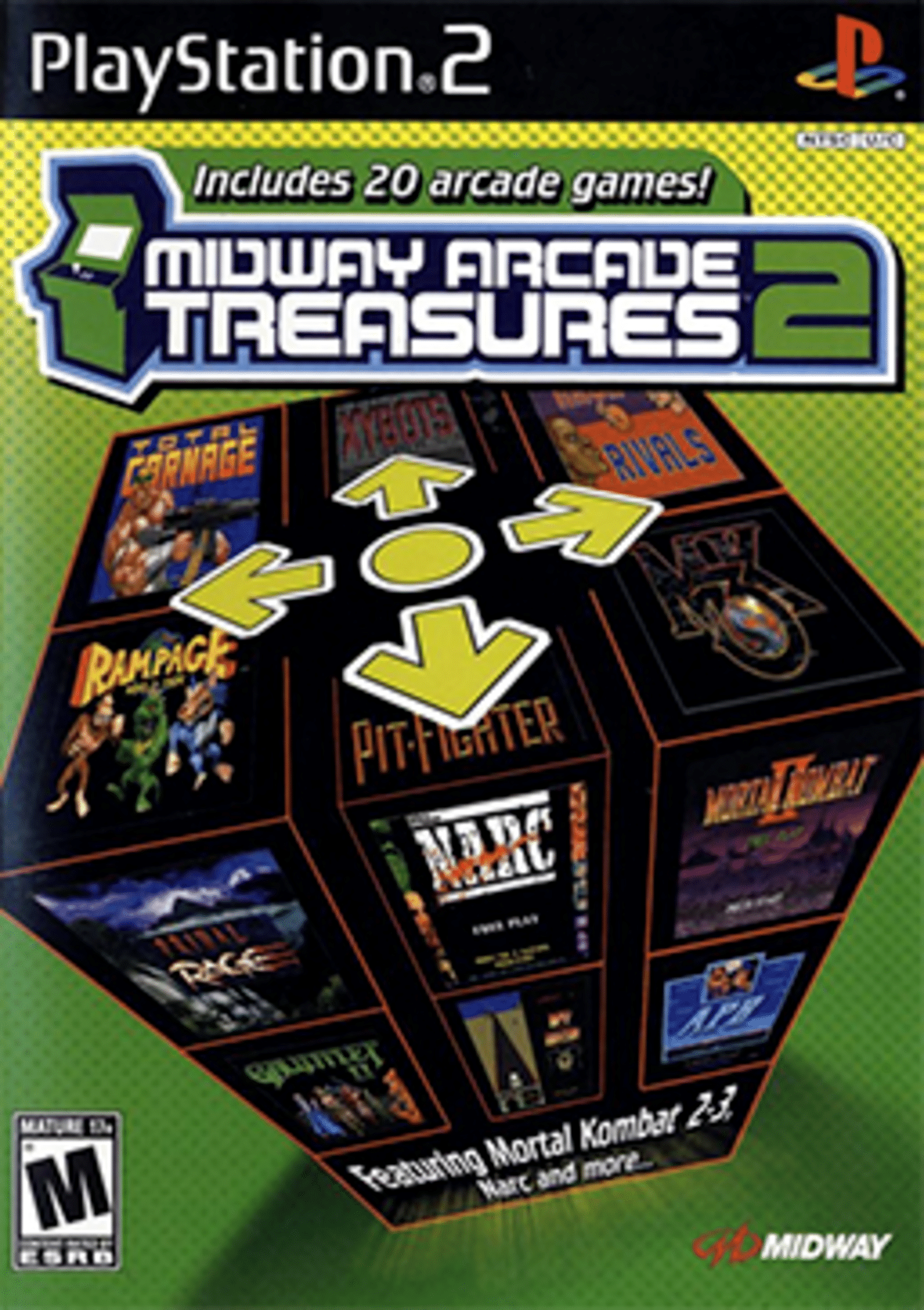 Midway Arcade Treasures 2 box art