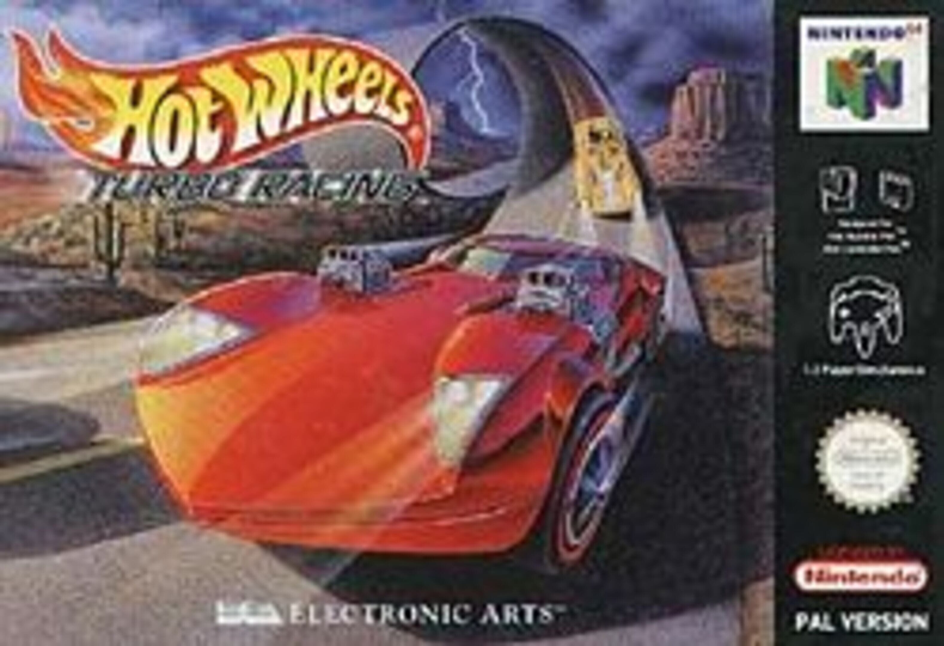 Hot Wheels Turbo Racing box art