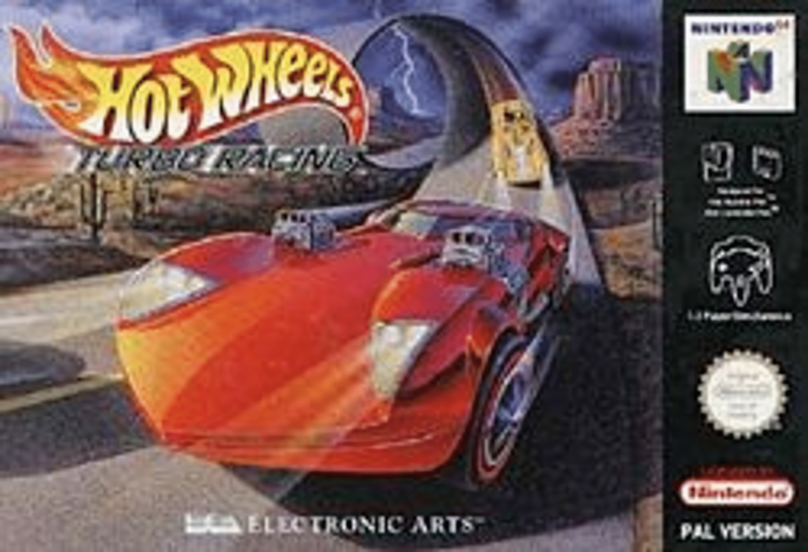 Hot Wheels Turbo Racing box art