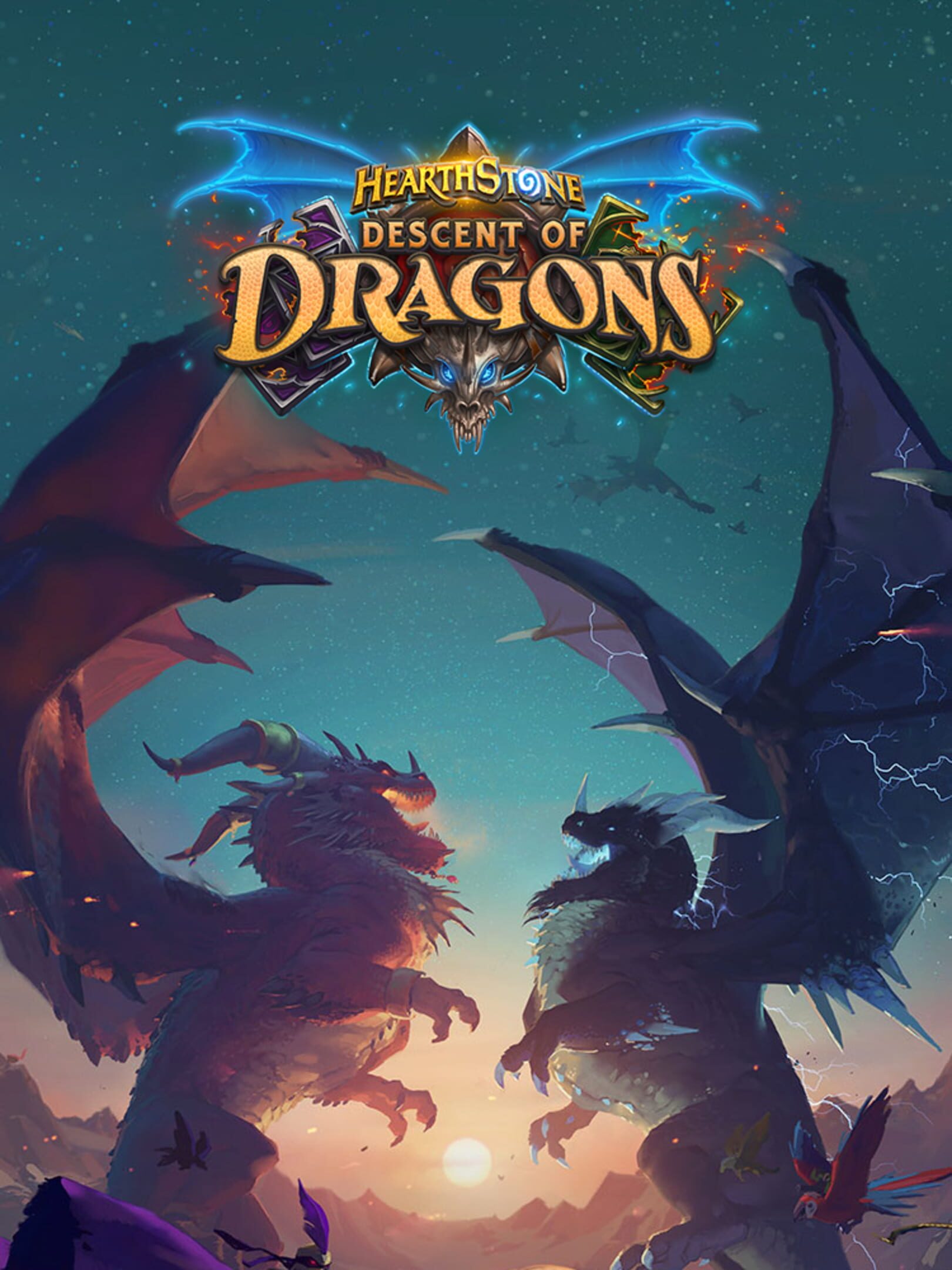 Hearthstone: Descent of Dragons cover