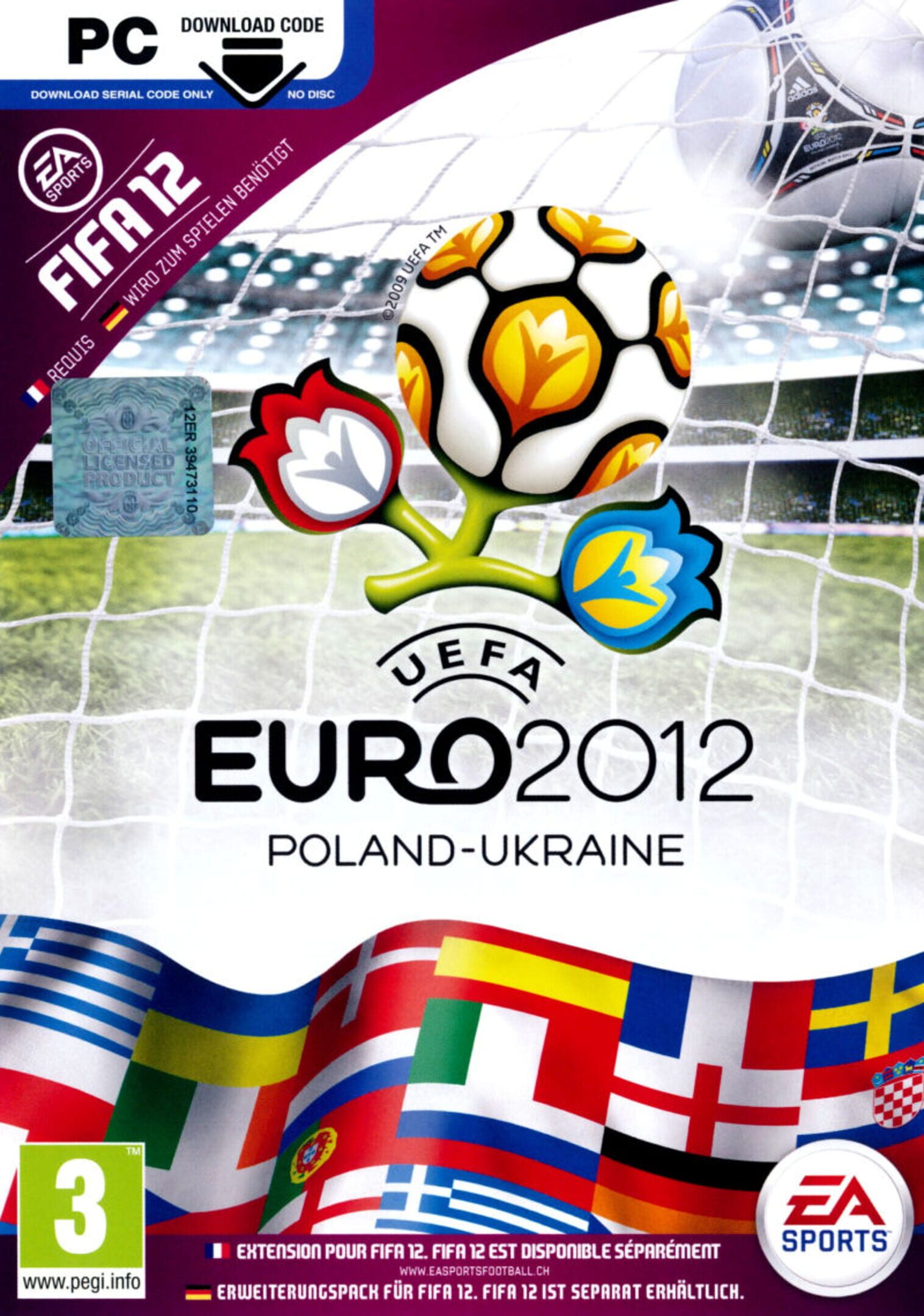 FIFA 12: UEFA Euro 2012 cover