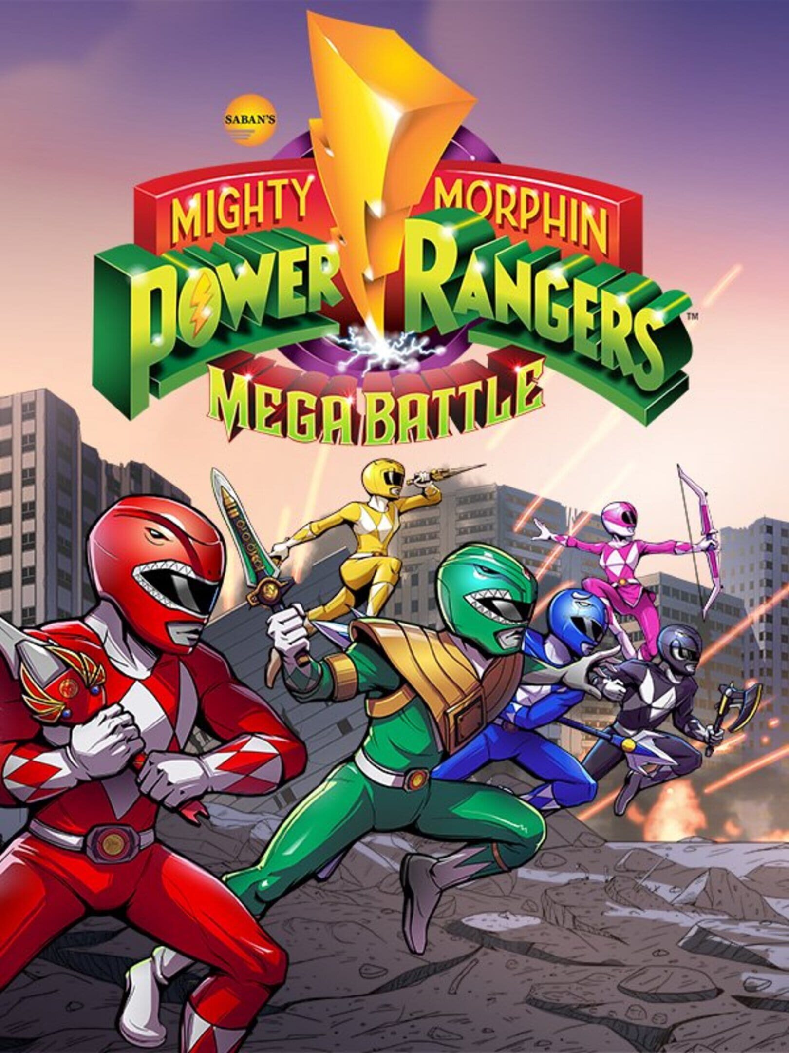 Saban's Mighty Morphin Power Rangers: Mega Battle cover