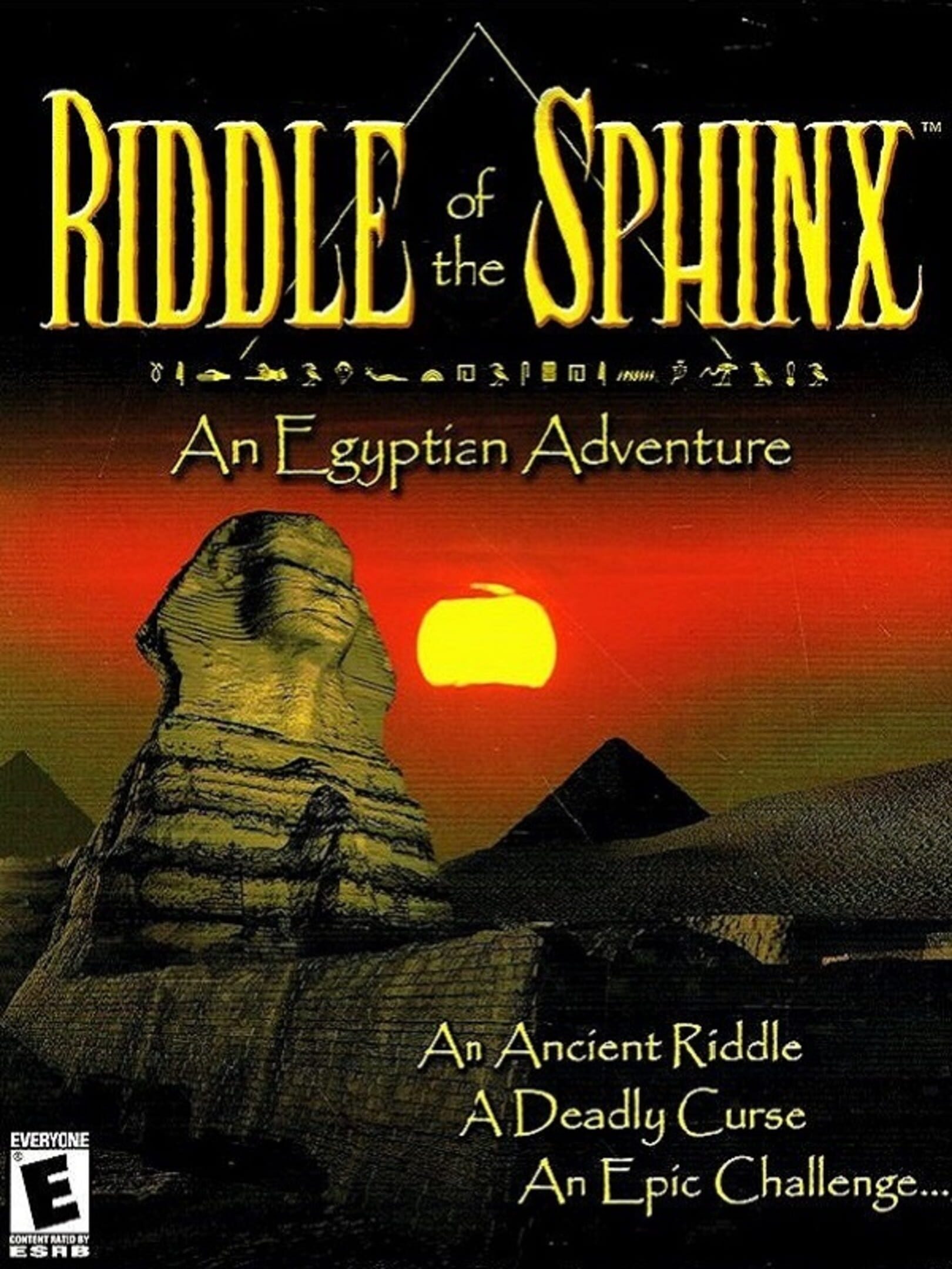 Riddle of the Sphinx: An Egyptian Adventure cover