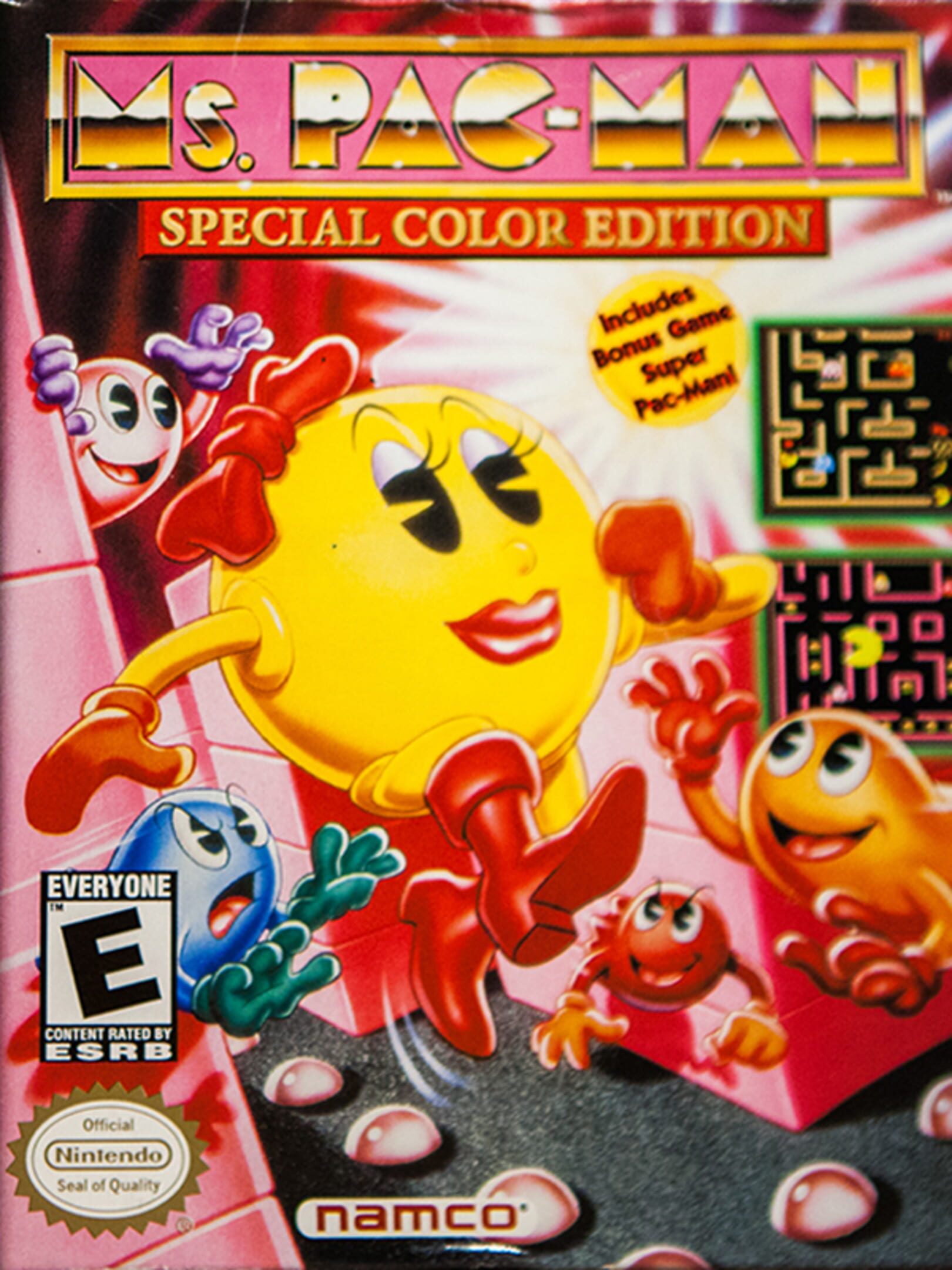 Ms. Pac-Man: Special Color Edition cover