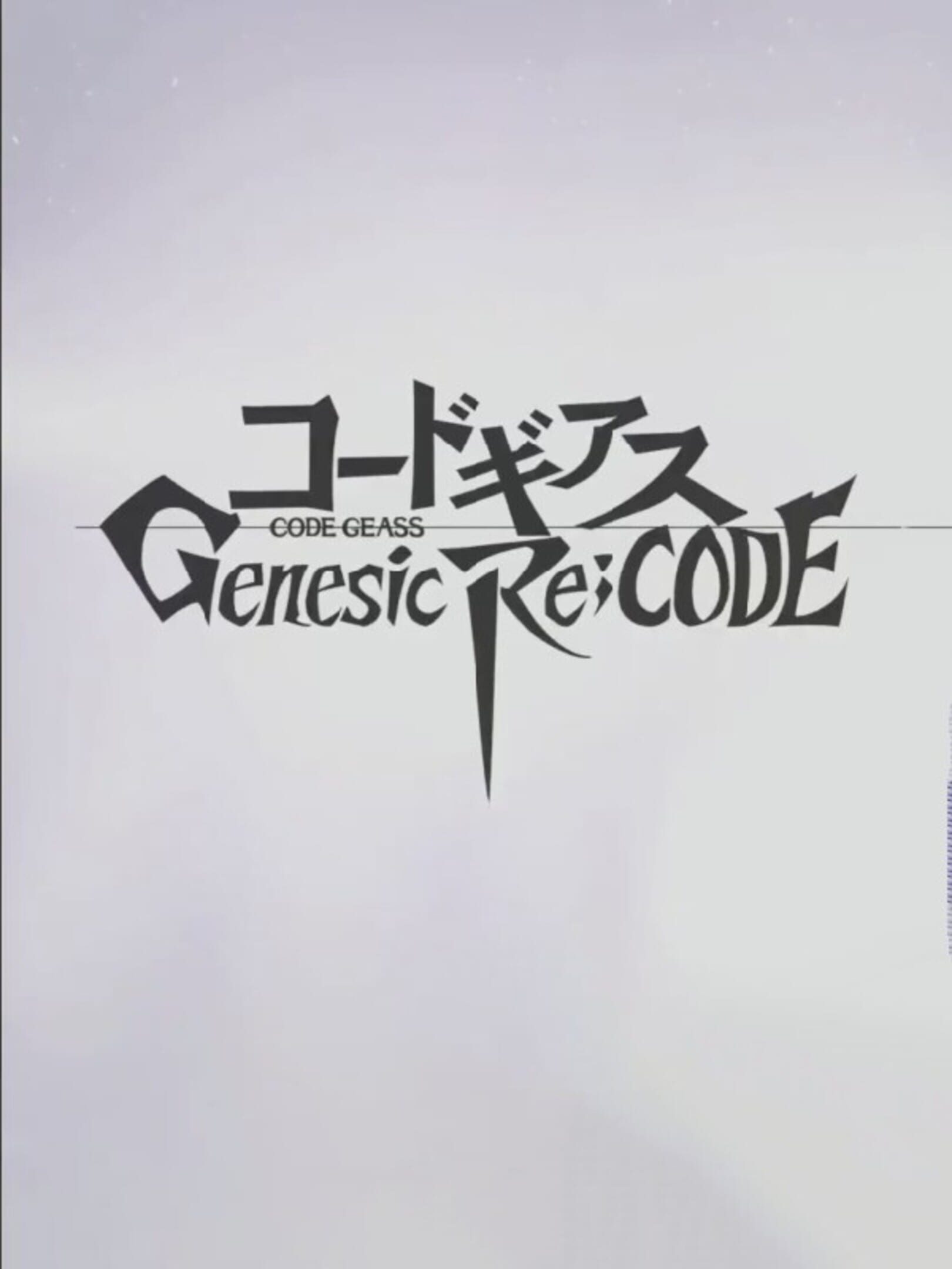 Code Geass: Genesic Re;Code cover