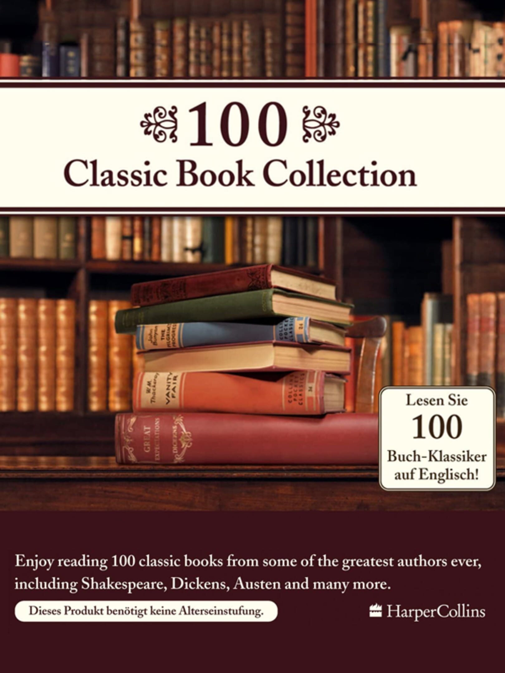 100 Classic Book Collection cover
