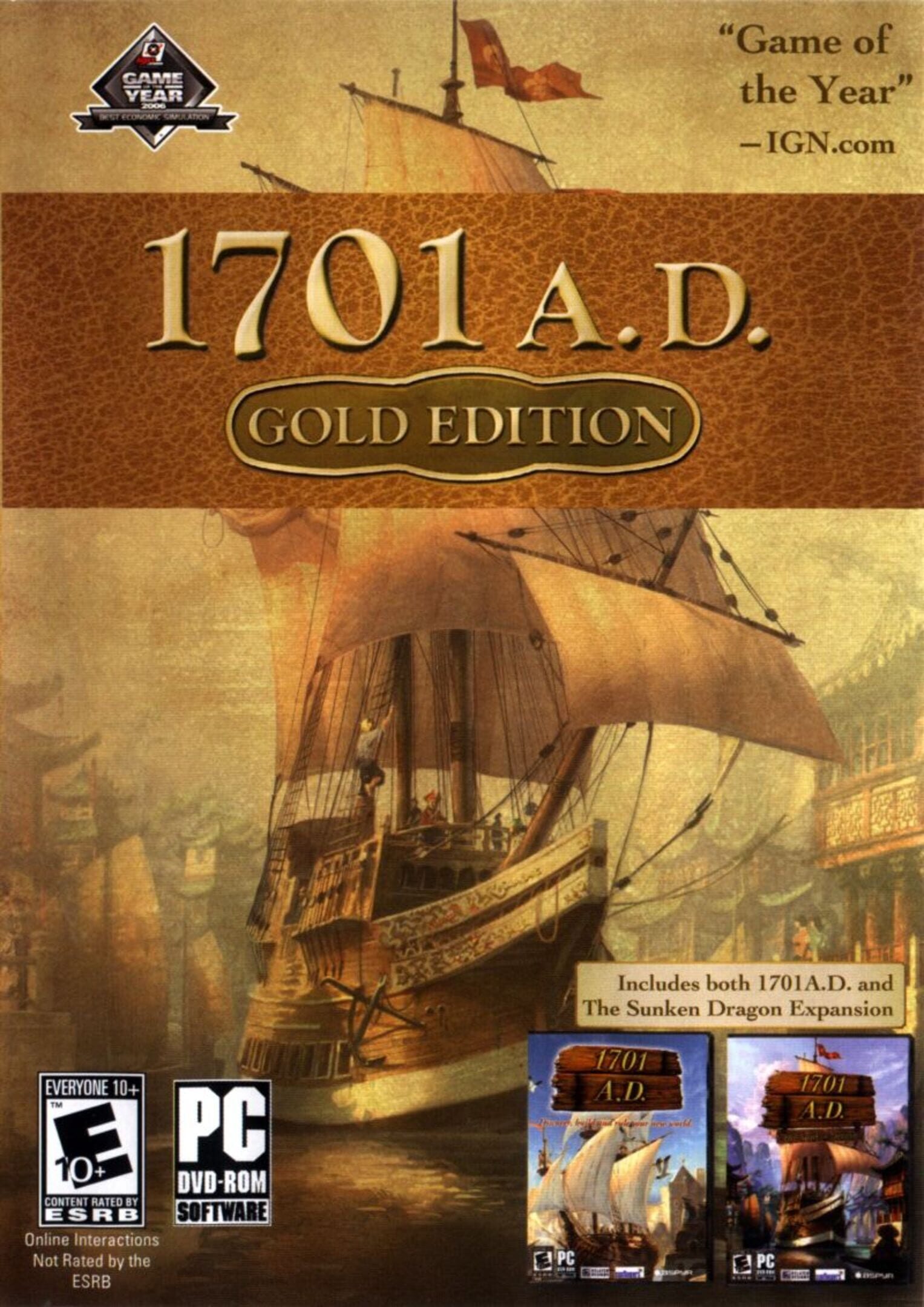 Anno 1701 A.D.: Gold Edition cover