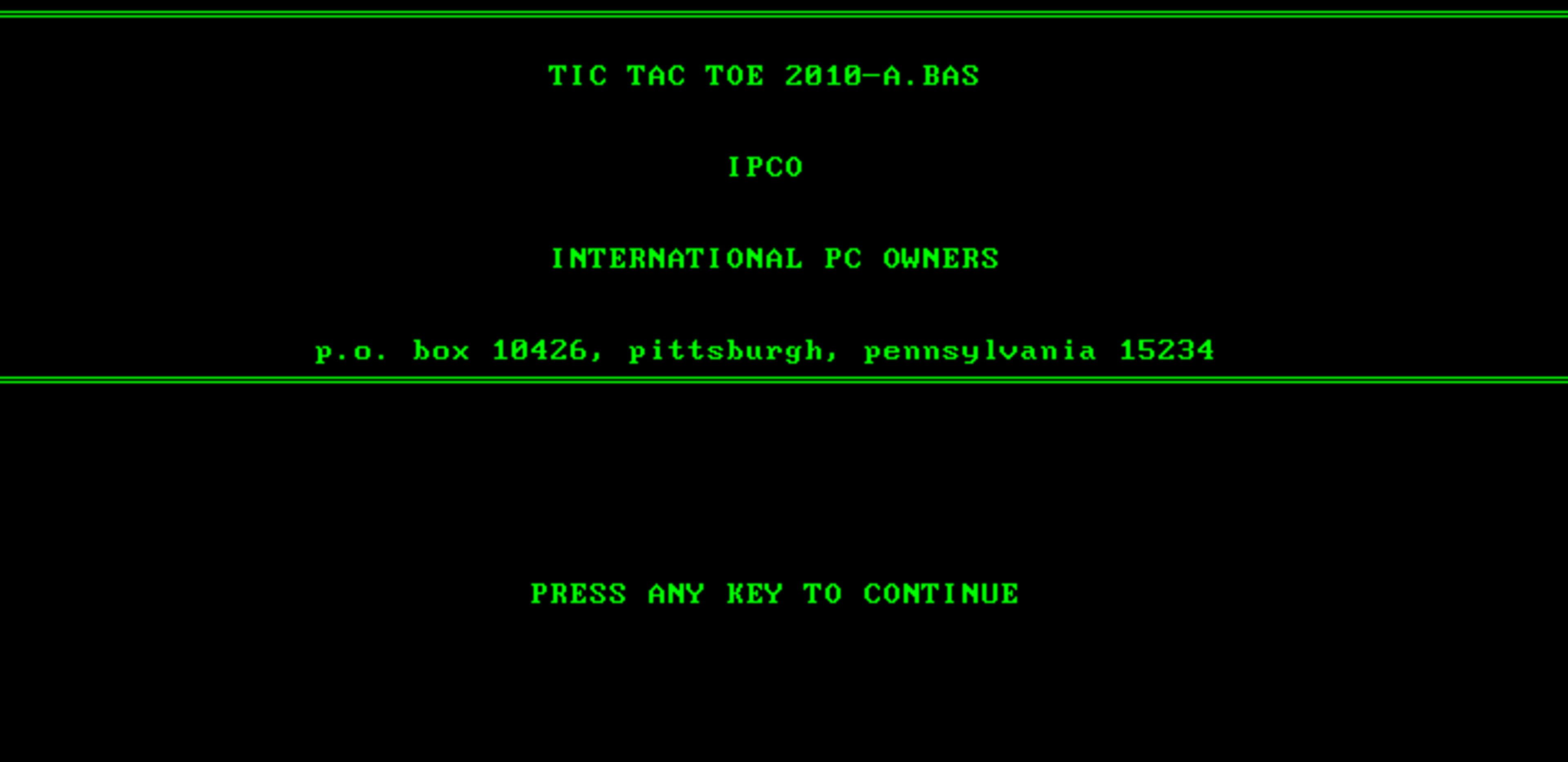 Tic-Tac-Toe