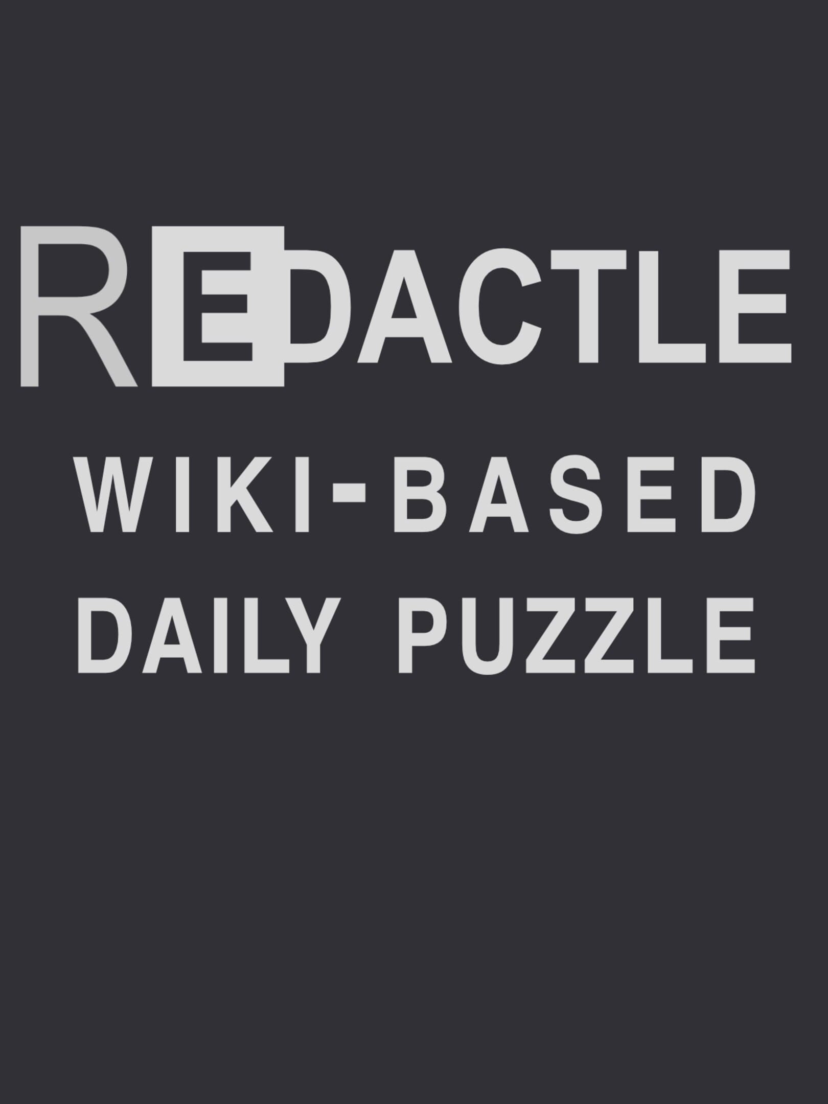 Redactle cover