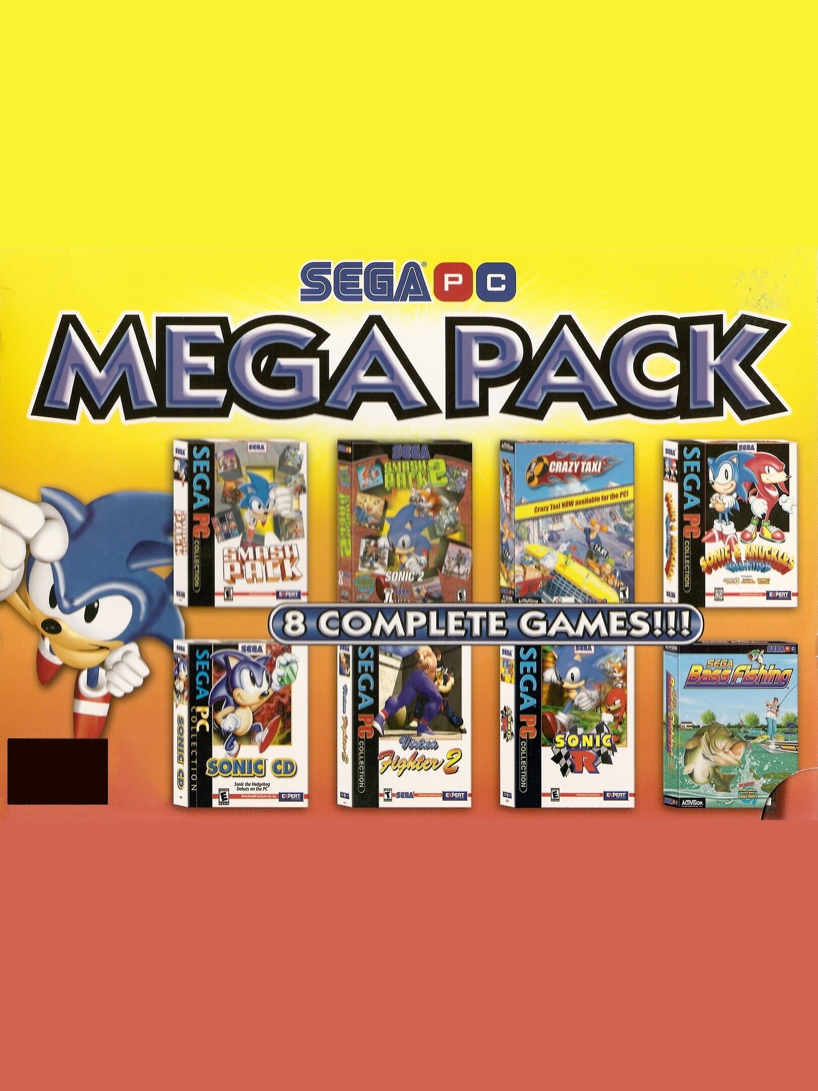 Sega Mega Pack Stash Games tracker